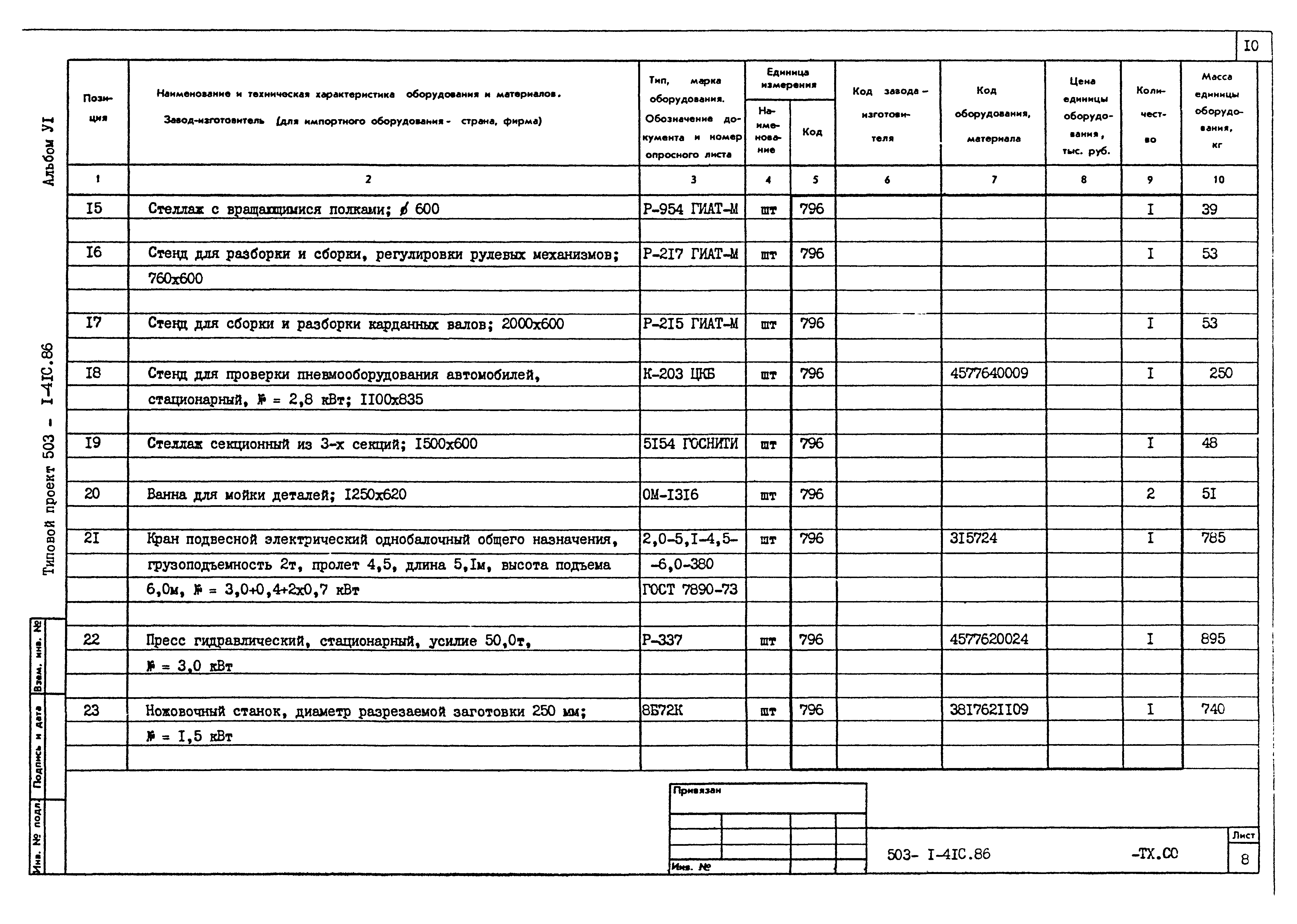 Типовой проект 503-1-41с.86