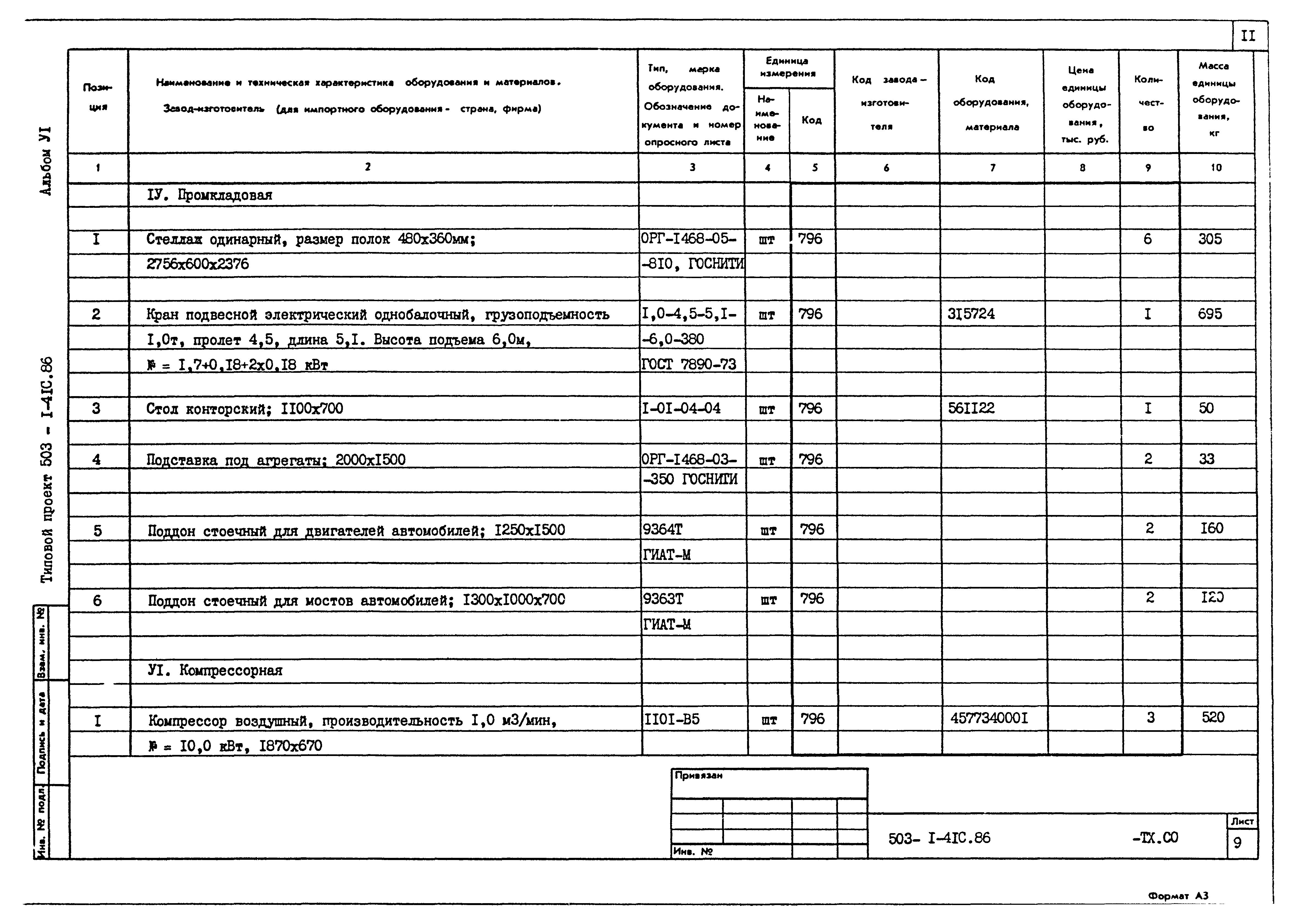 Типовой проект 503-1-41с.86