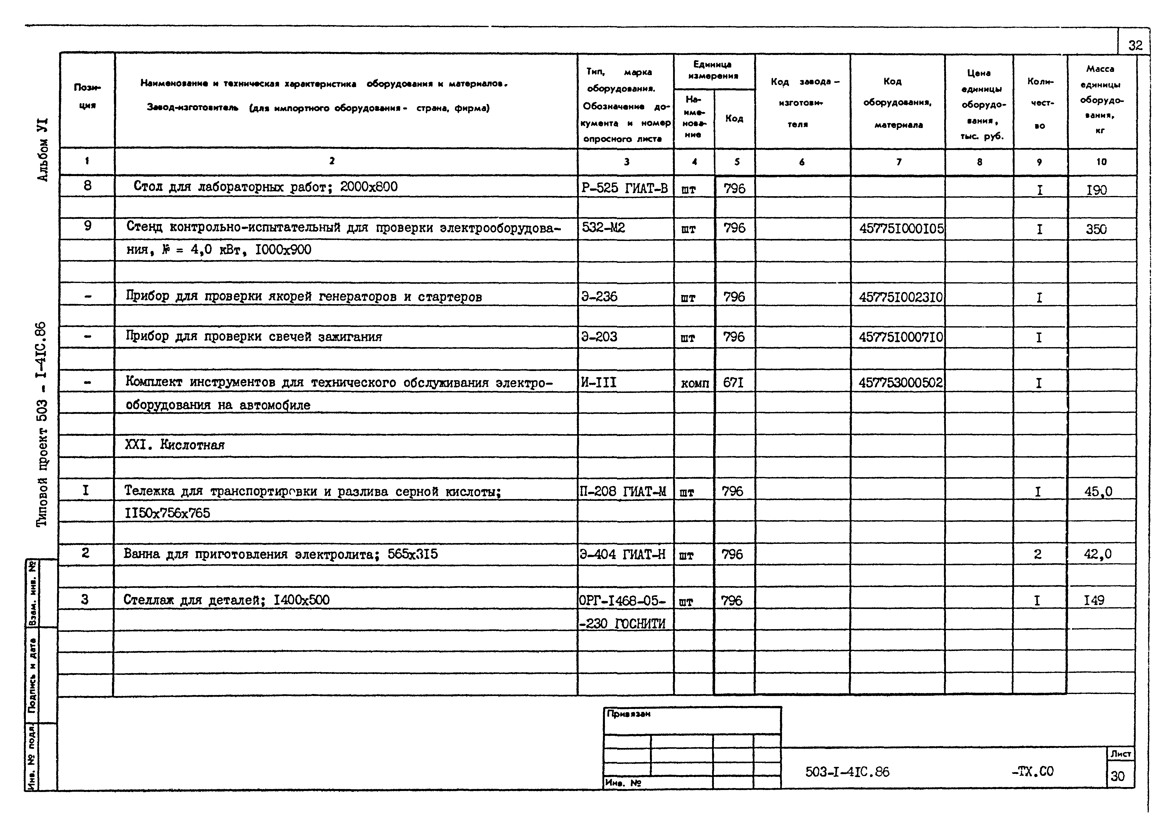 Типовой проект 503-1-41с.86