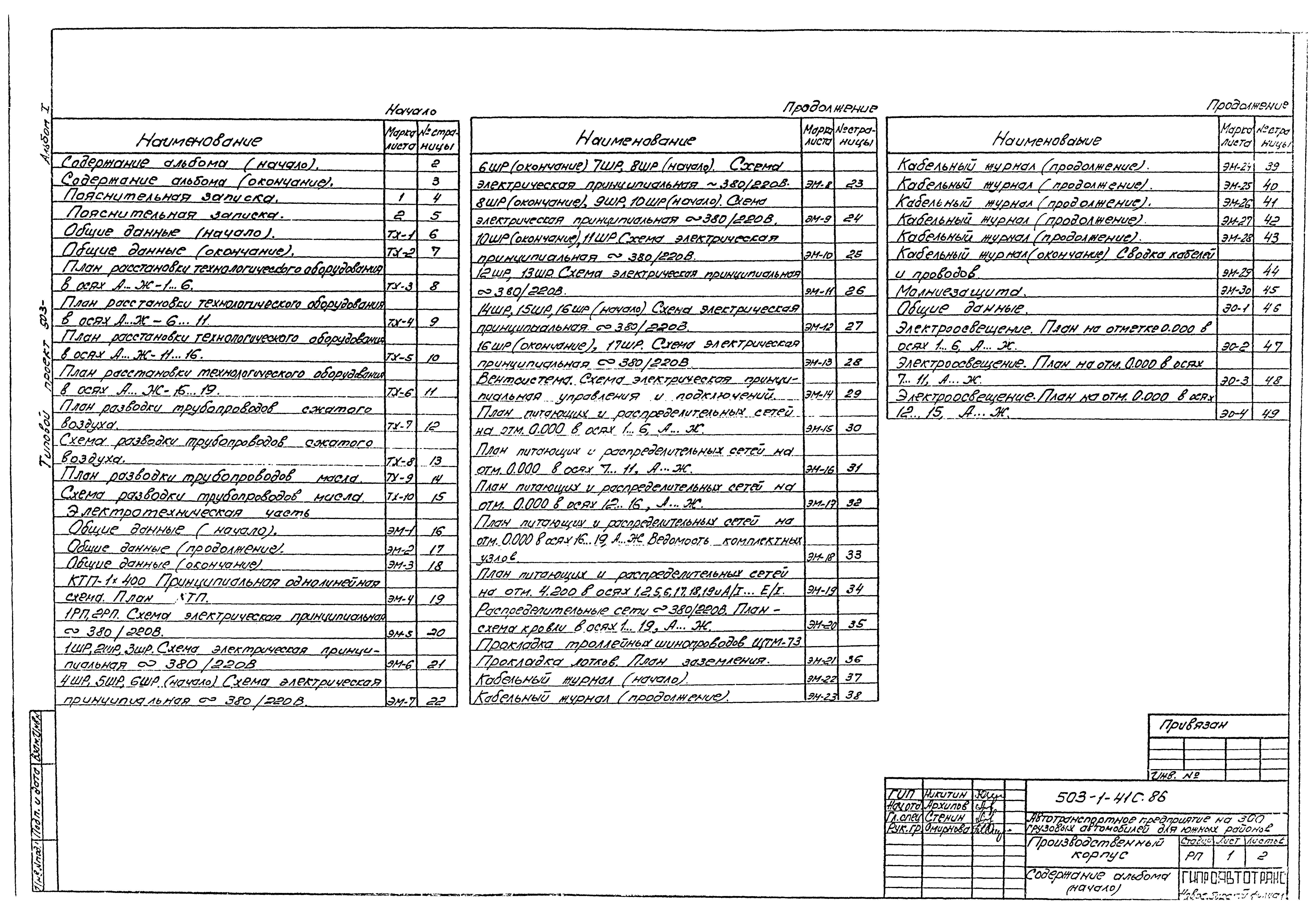 Типовой проект 503-1-41с.86