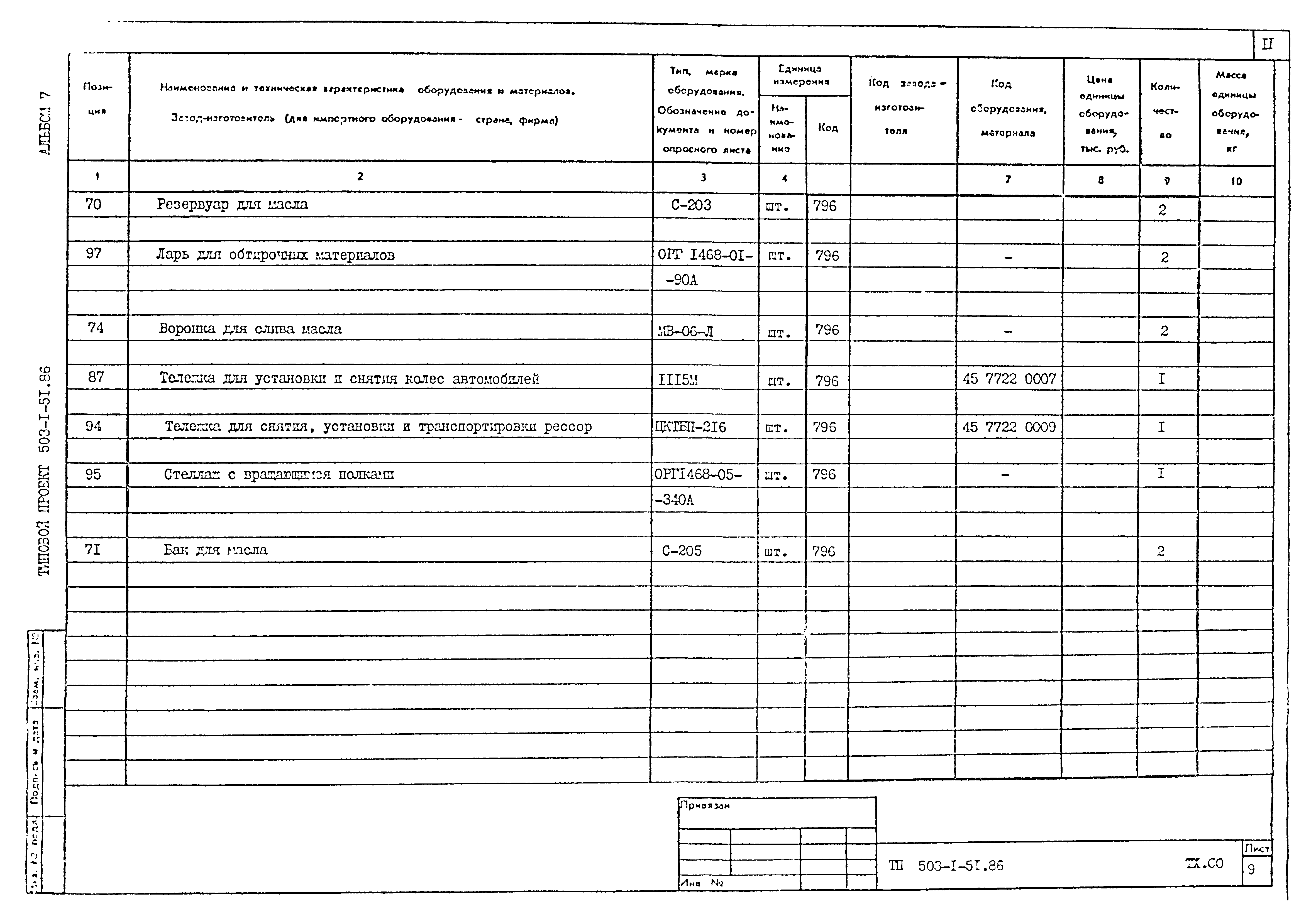 Типовой проект 503-1-51.86