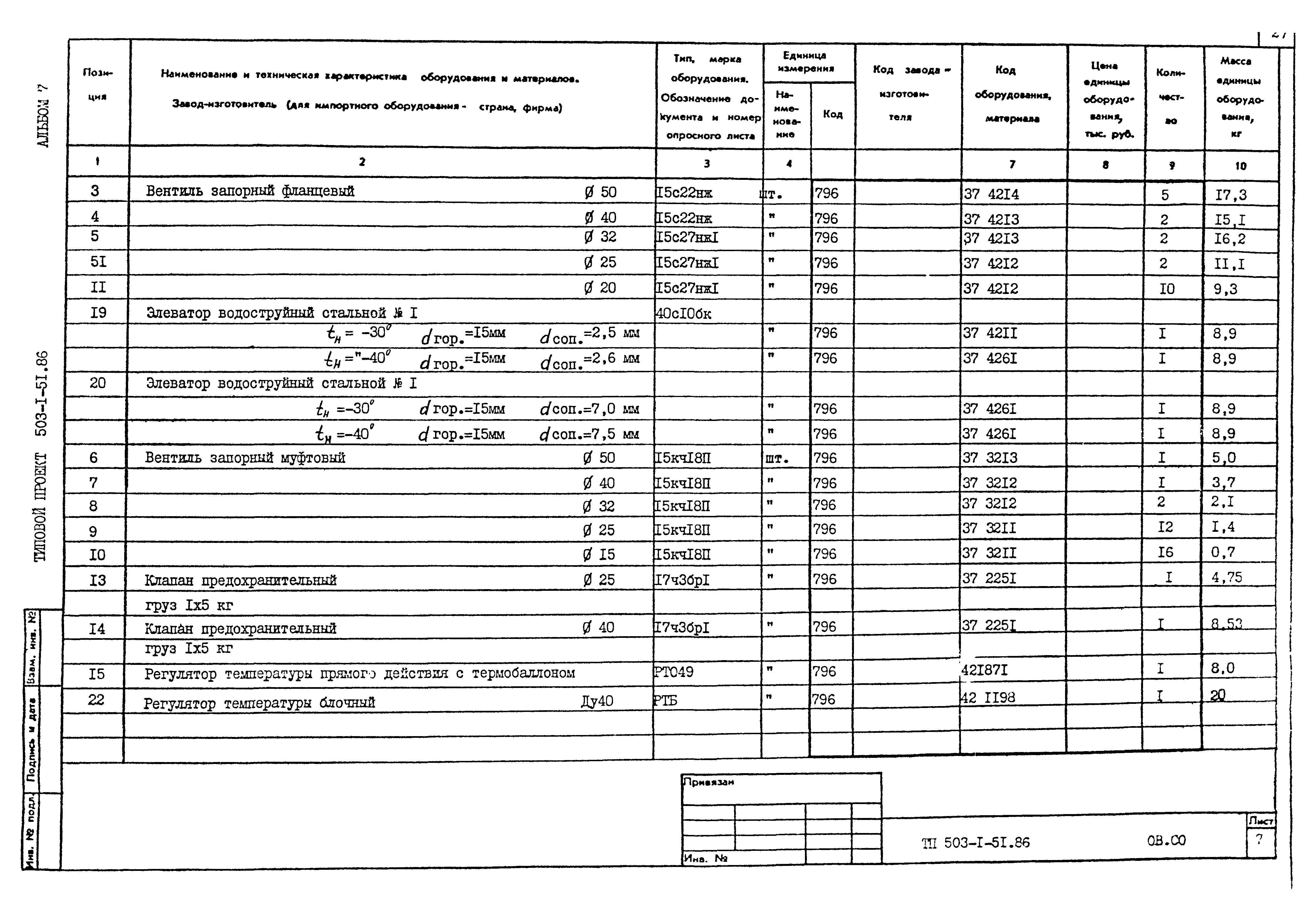 Типовой проект 503-1-51.86
