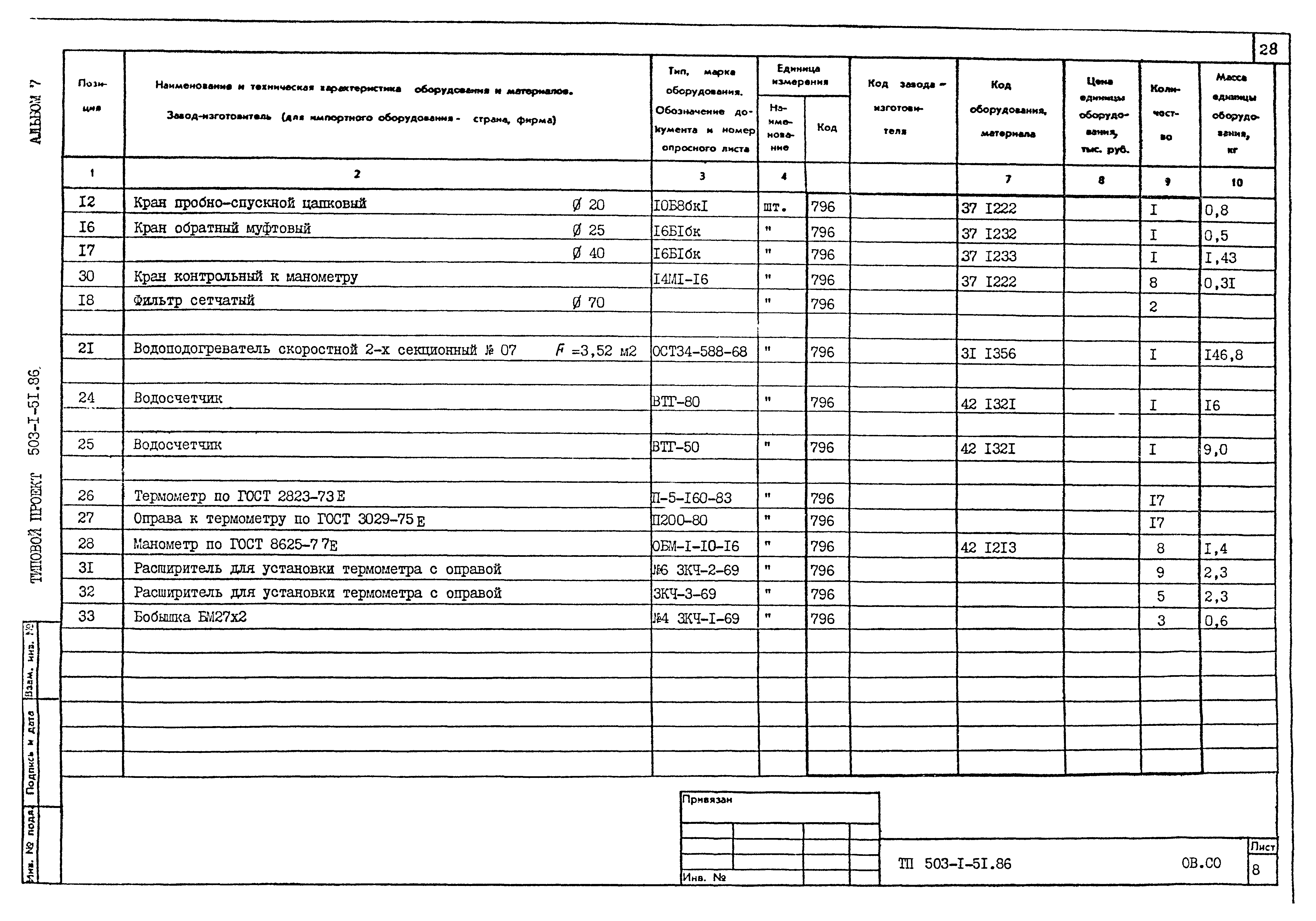 Типовой проект 503-1-51.86