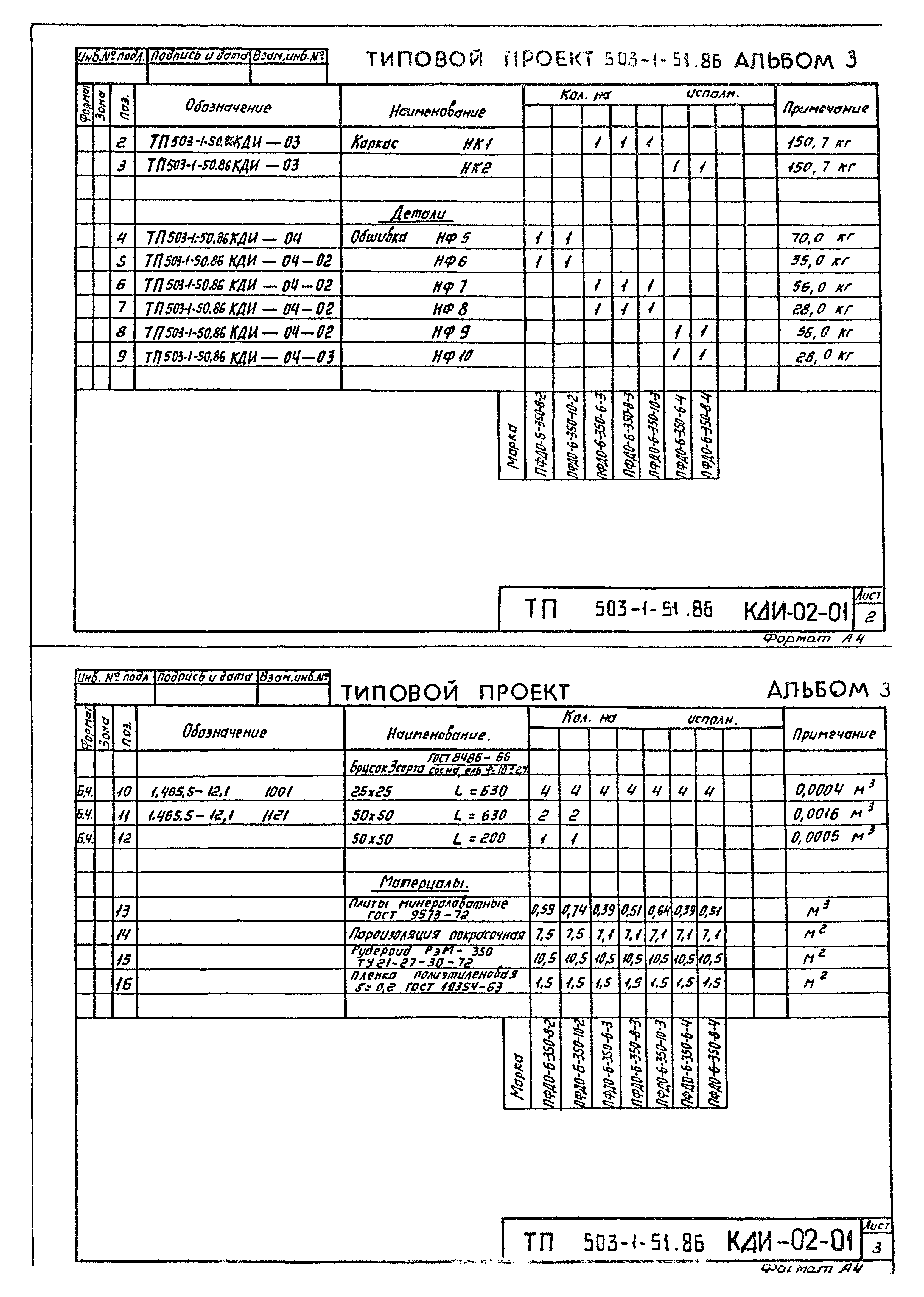 Типовой проект 503-1-51.86