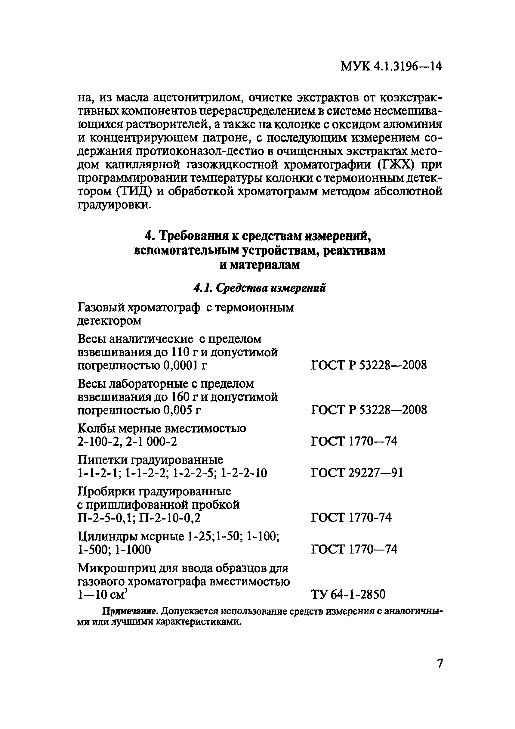 МУК 4.1.3196-14