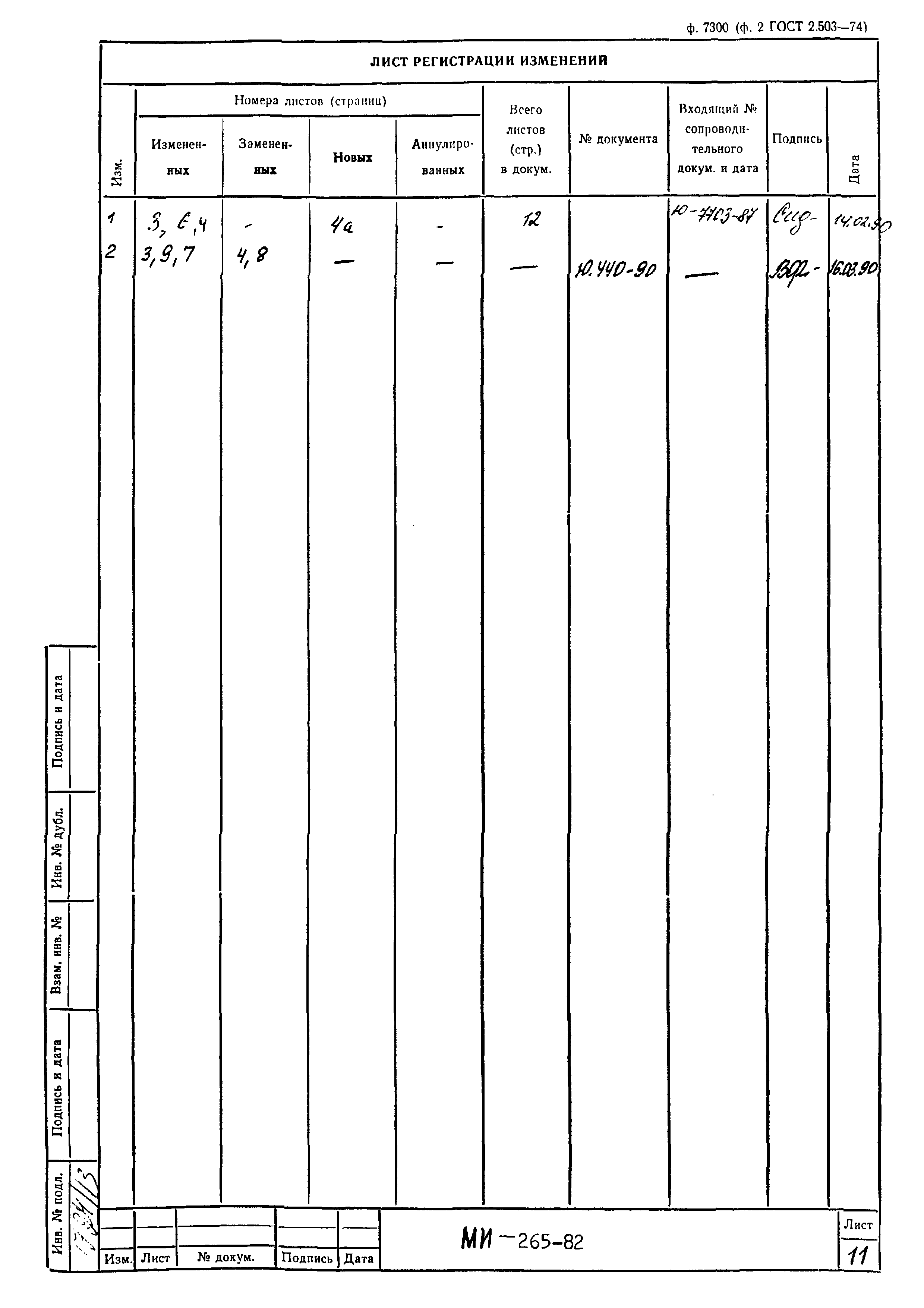 МИ 265-82