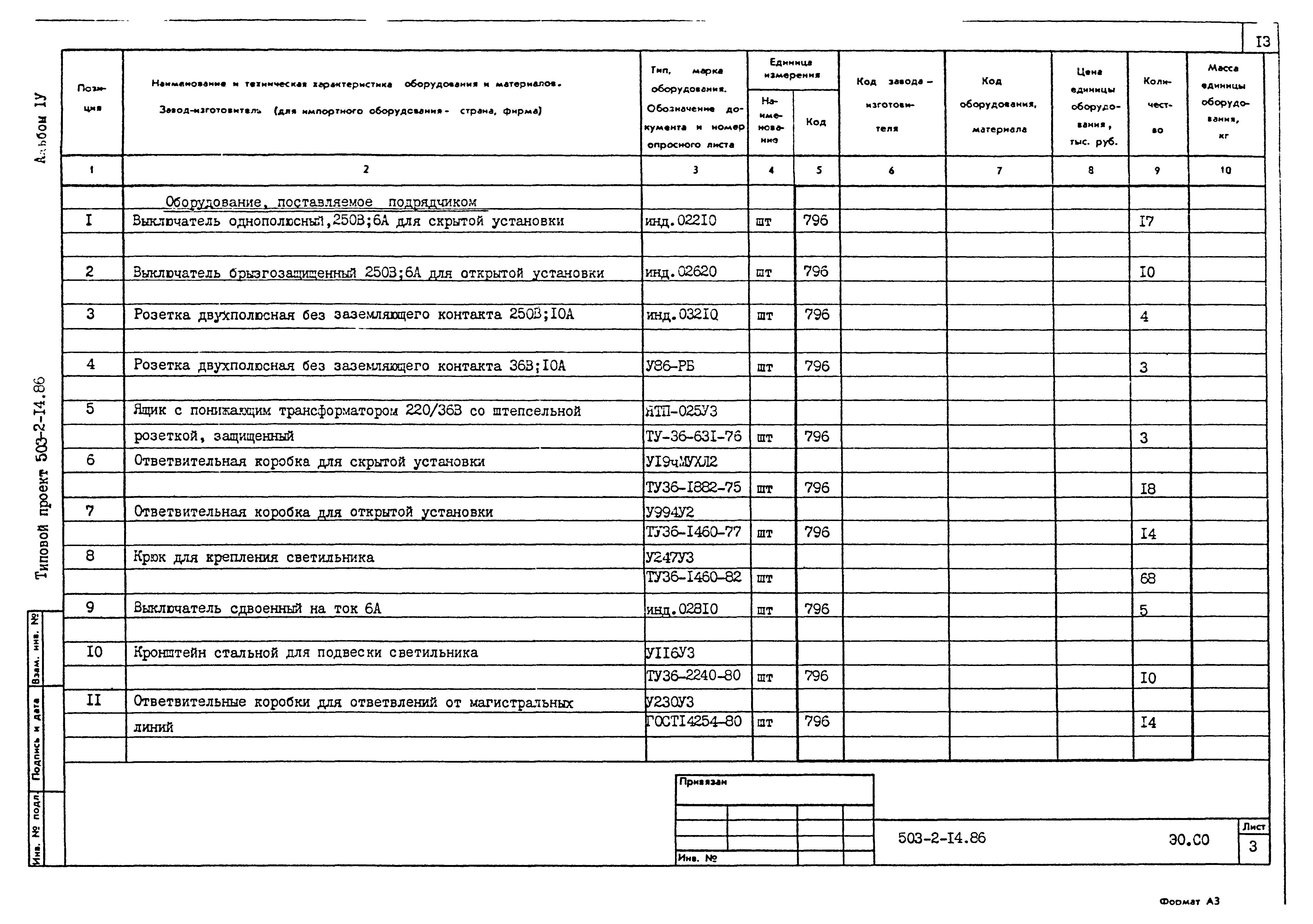 Типовой проект 503-2-14.86