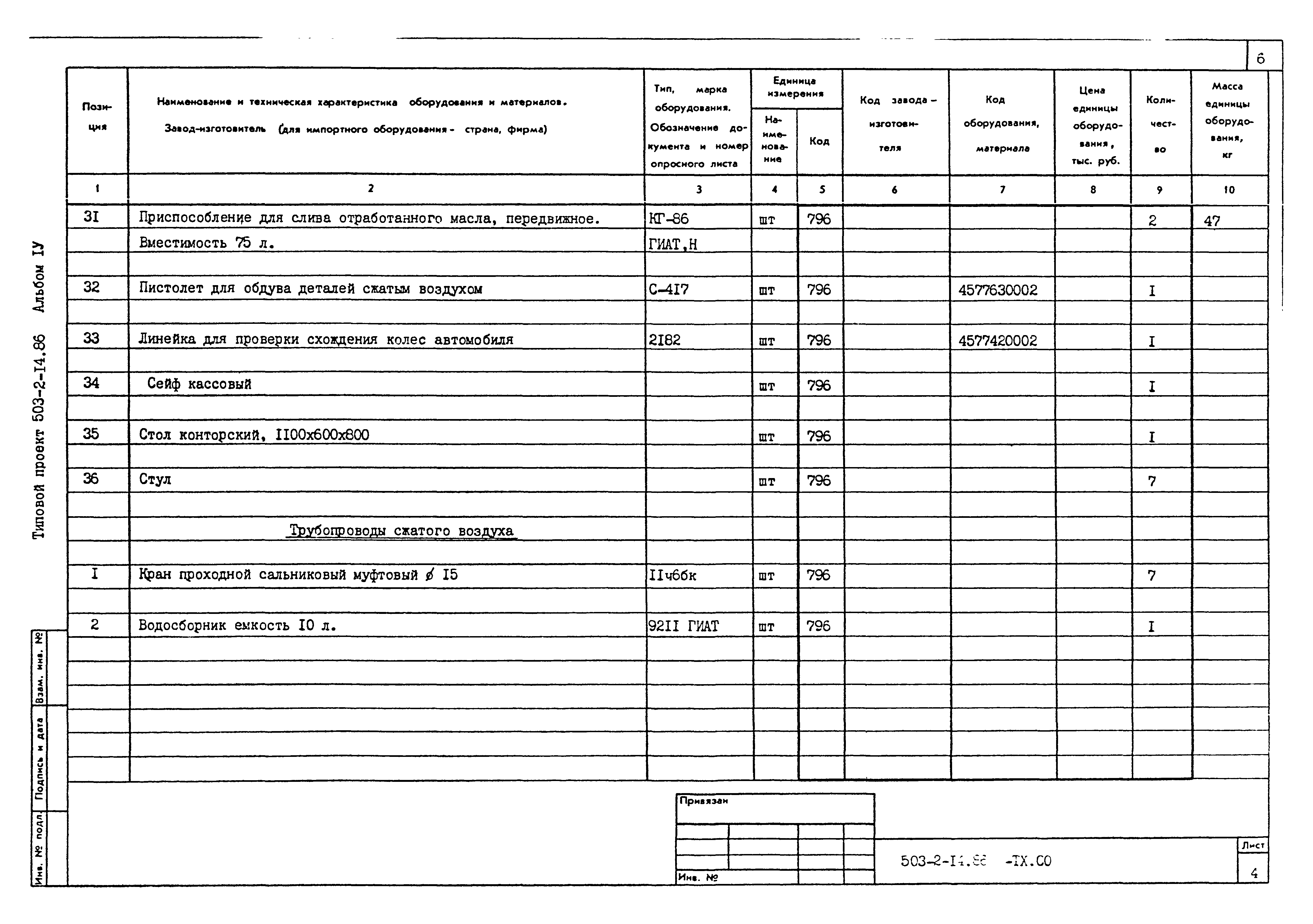 Типовой проект 503-2-14.86