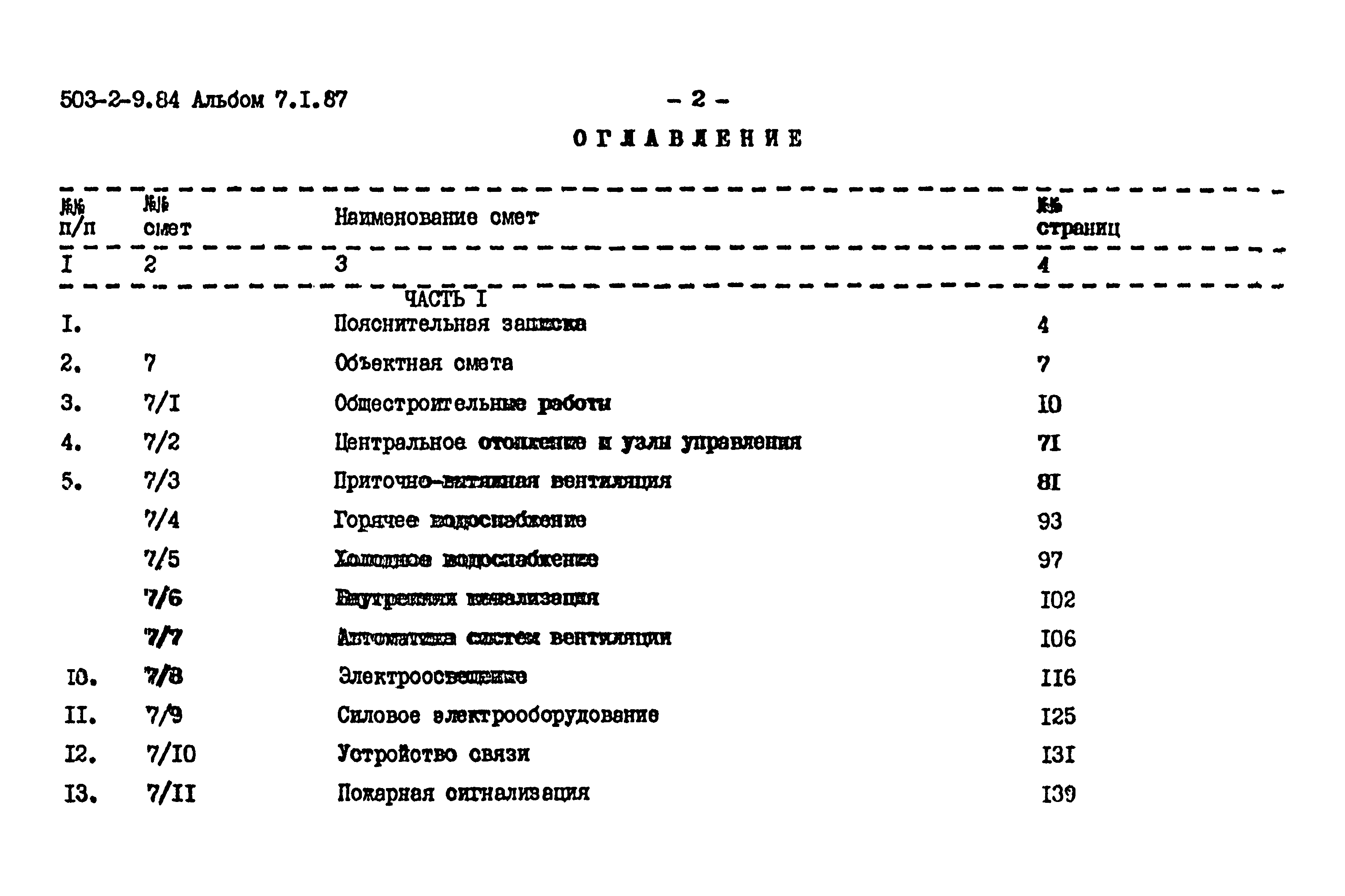 Типовой проект 503-2-9.84