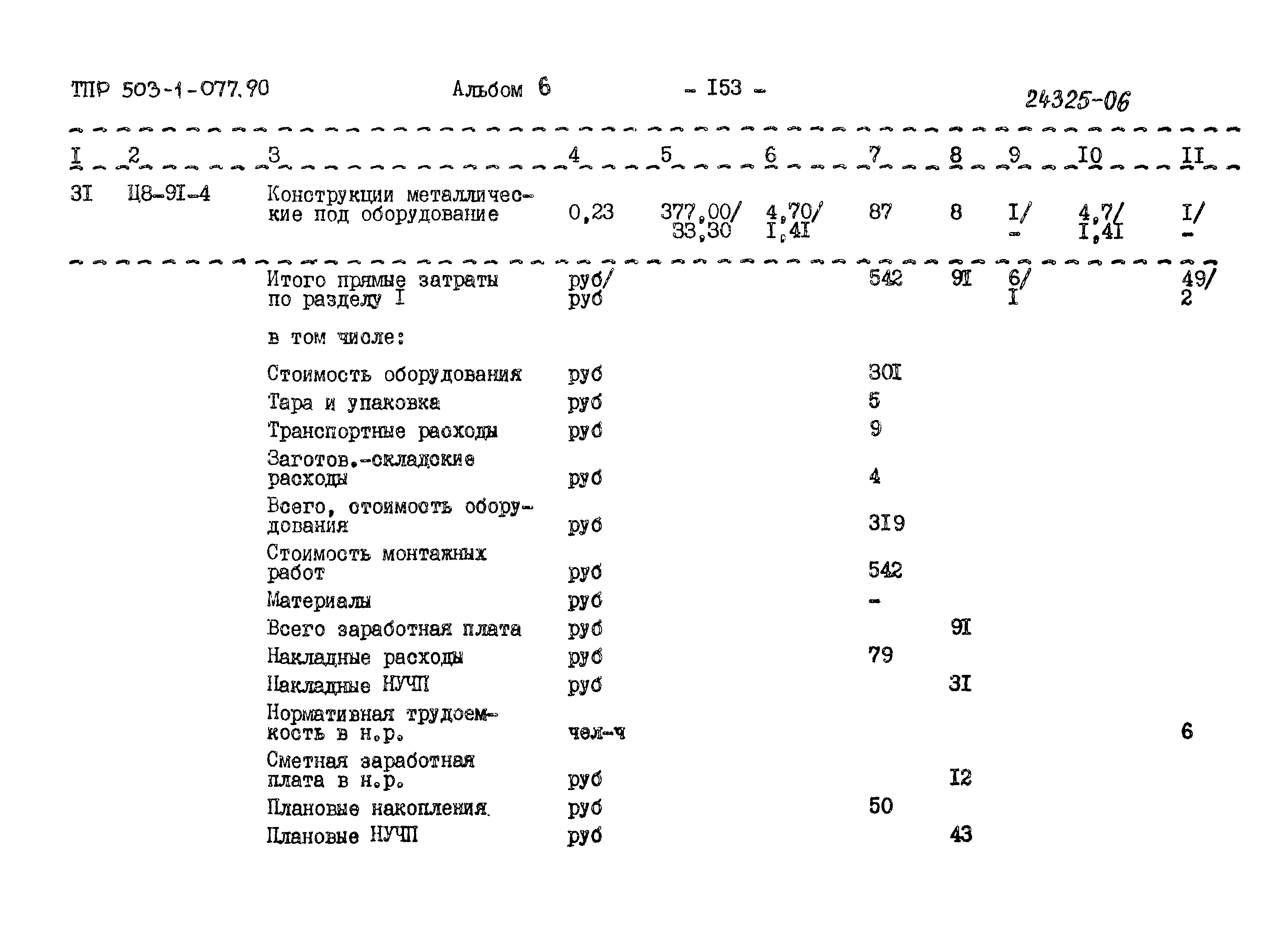 Типовые проектные решения 503-1-077.90