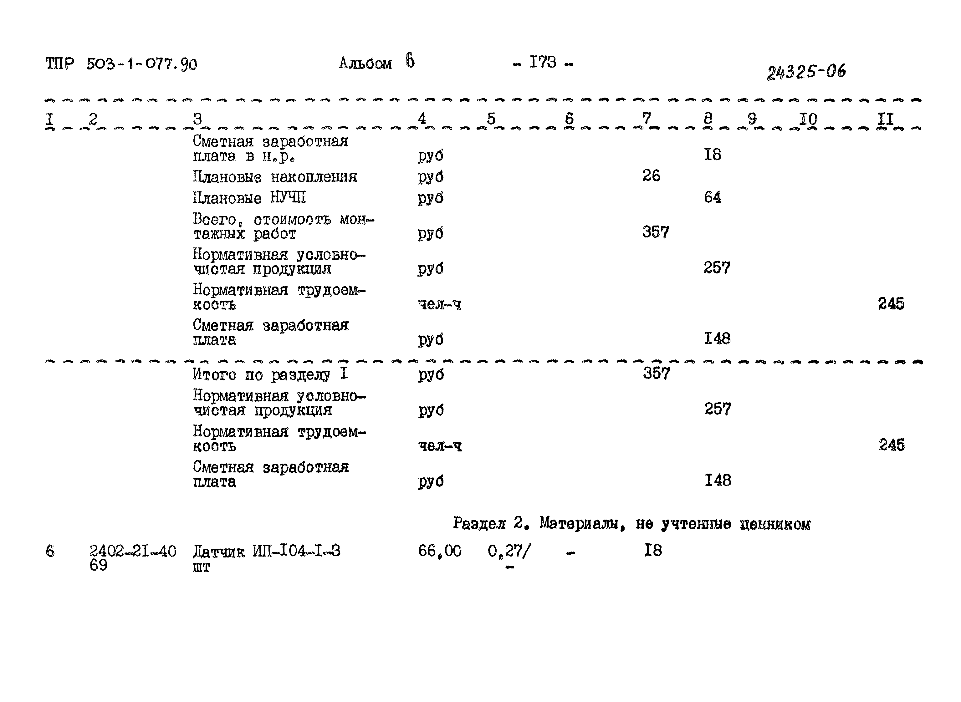 Типовые проектные решения 503-1-077.90