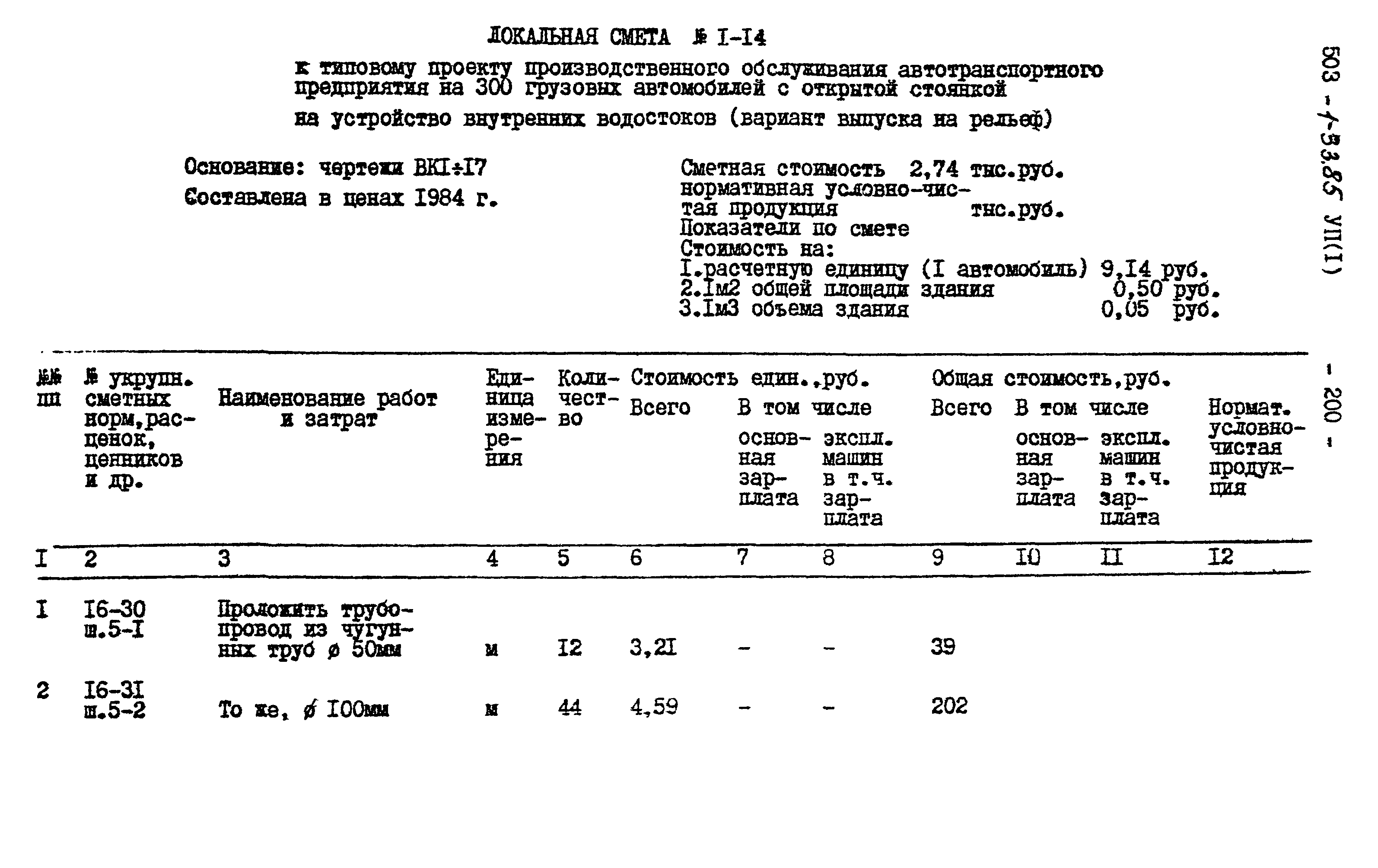 Типовой проект 503-1-33.85