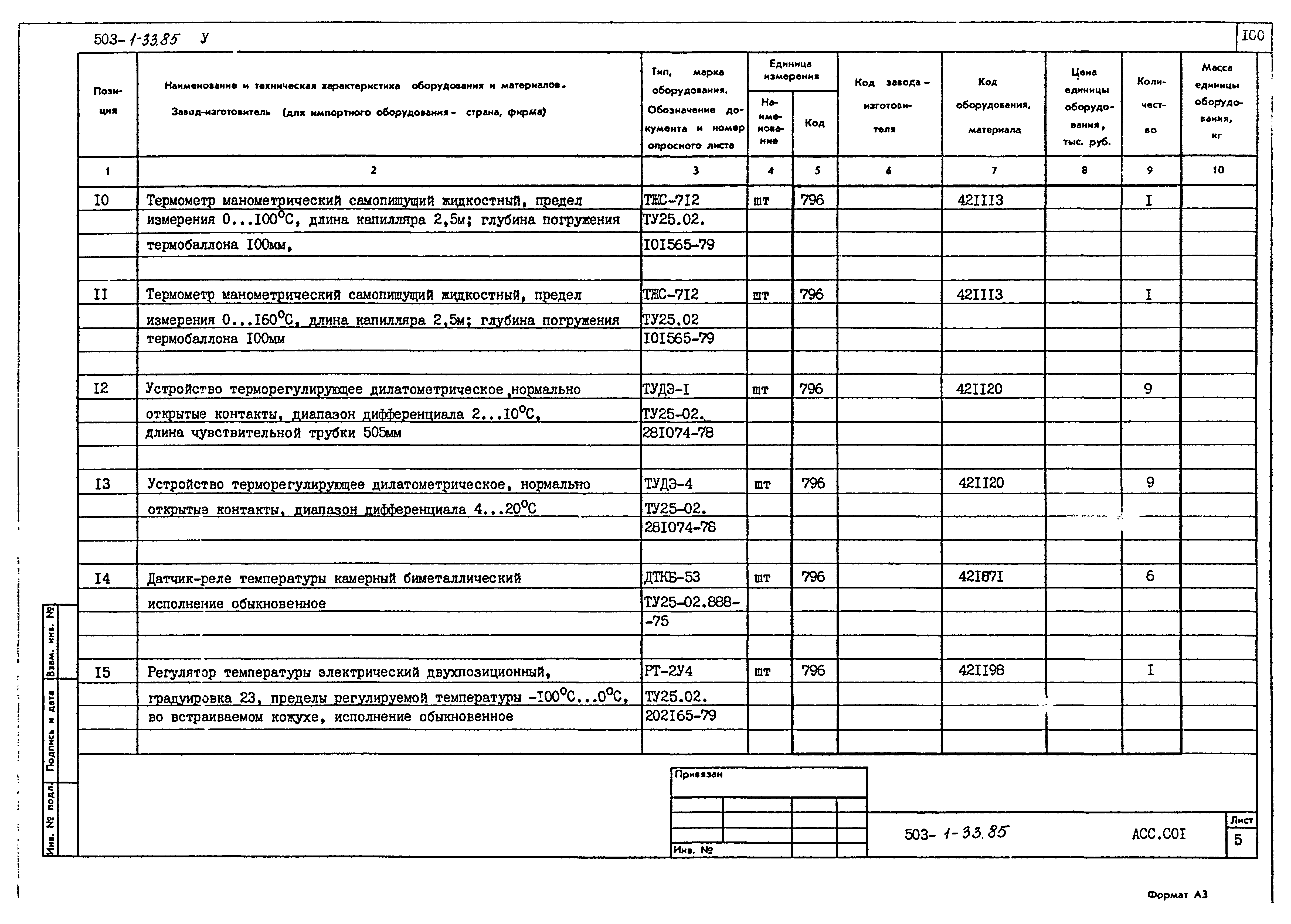 Типовой проект 503-1-33.85