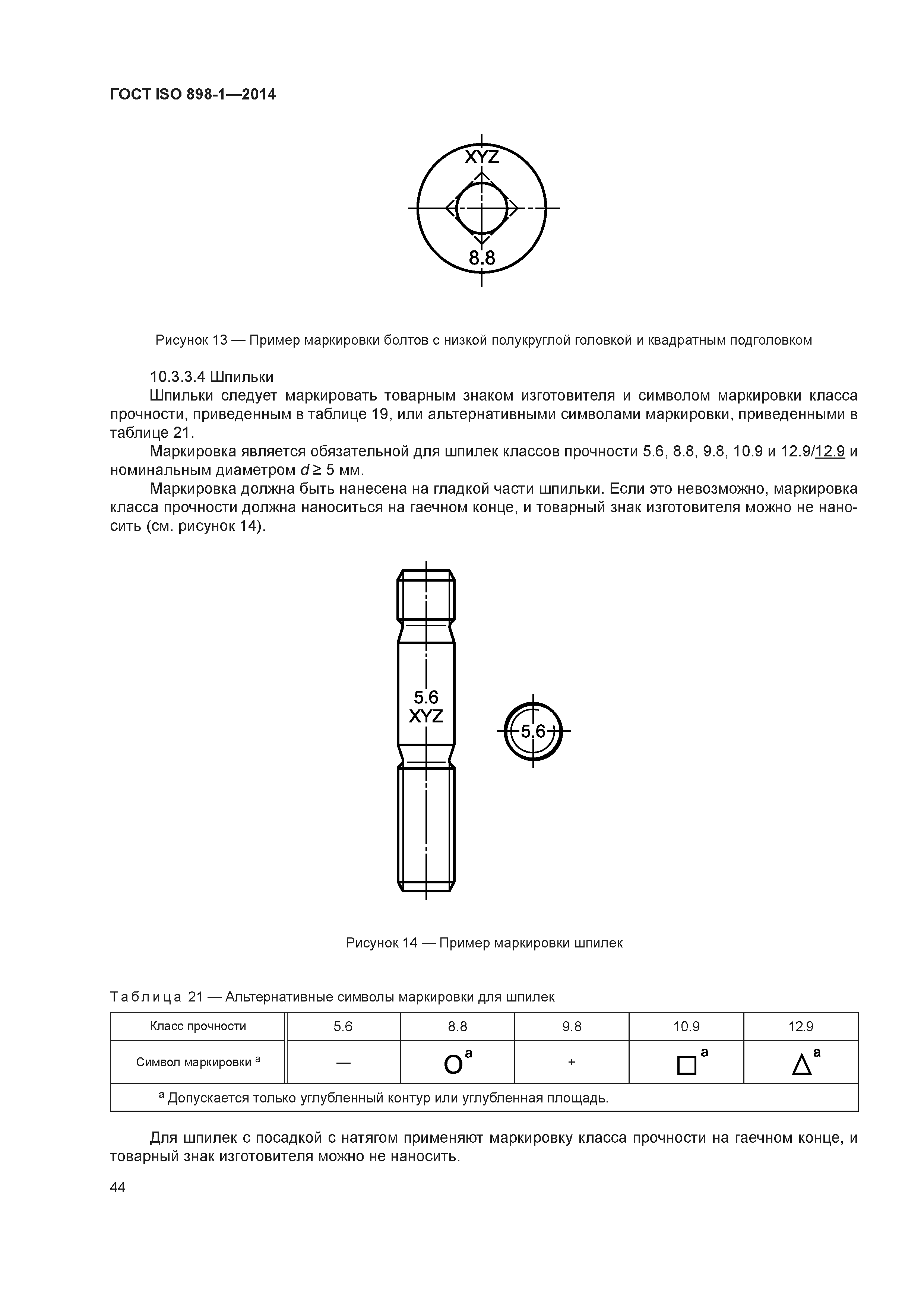 ГОСТ ISO 898-1-2014