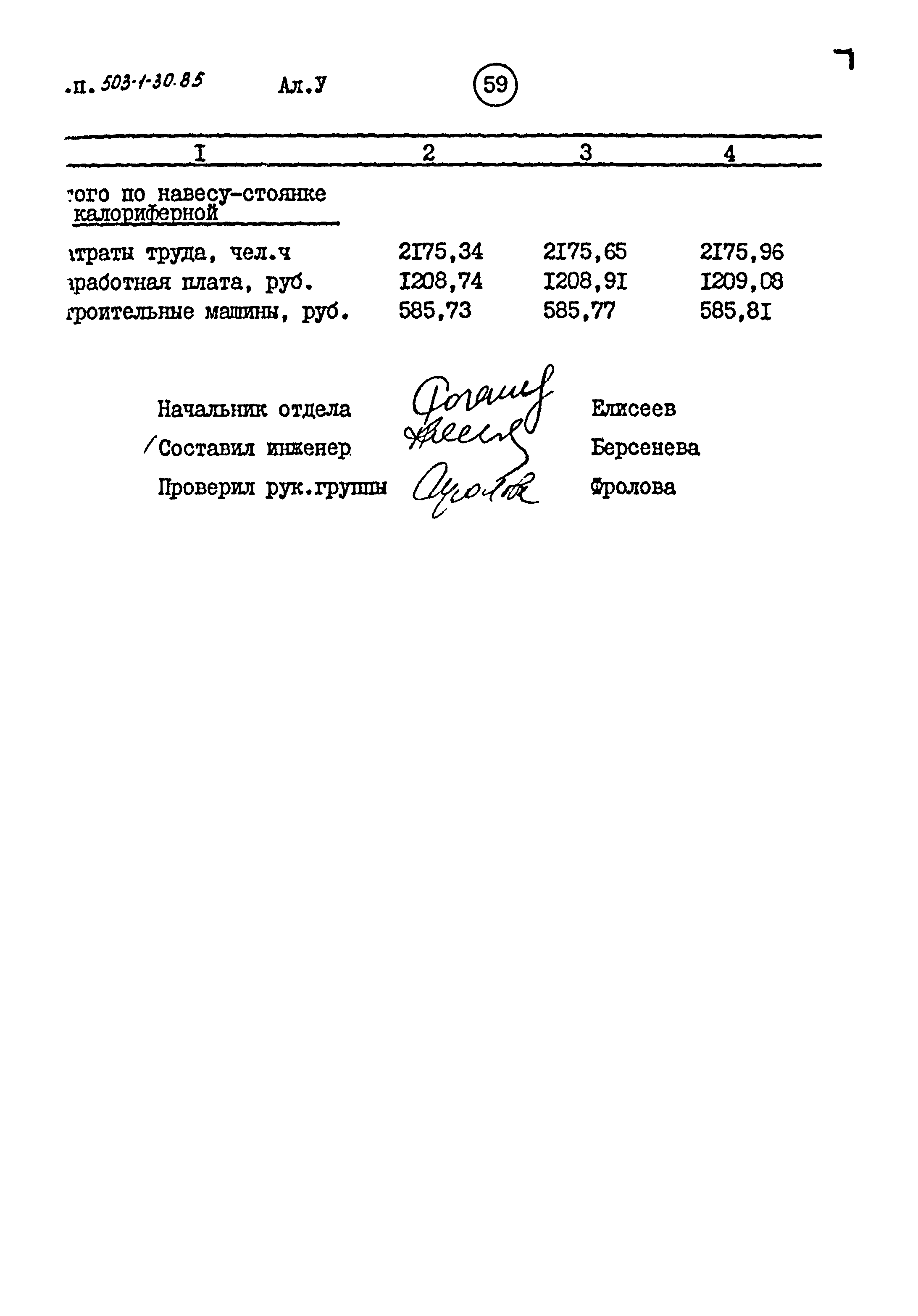 Типовой проект 503-1-30.85