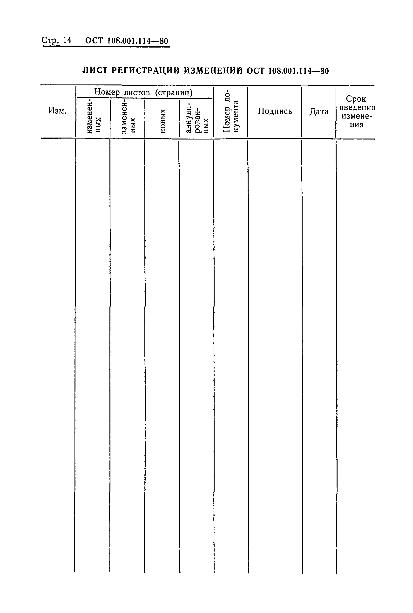 ОСТ 108.001.114-80