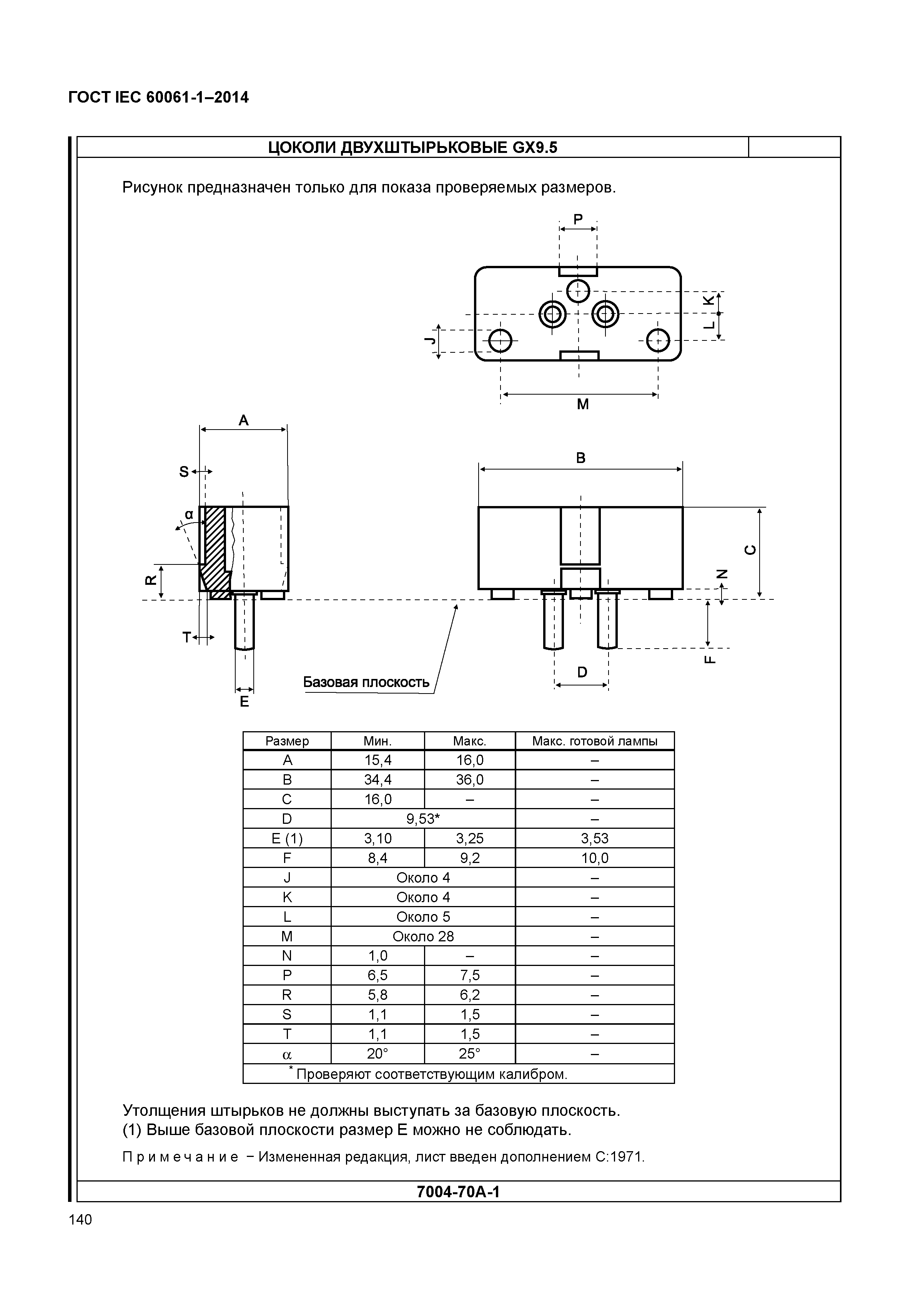 ГОСТ IEC 60061-1-2014