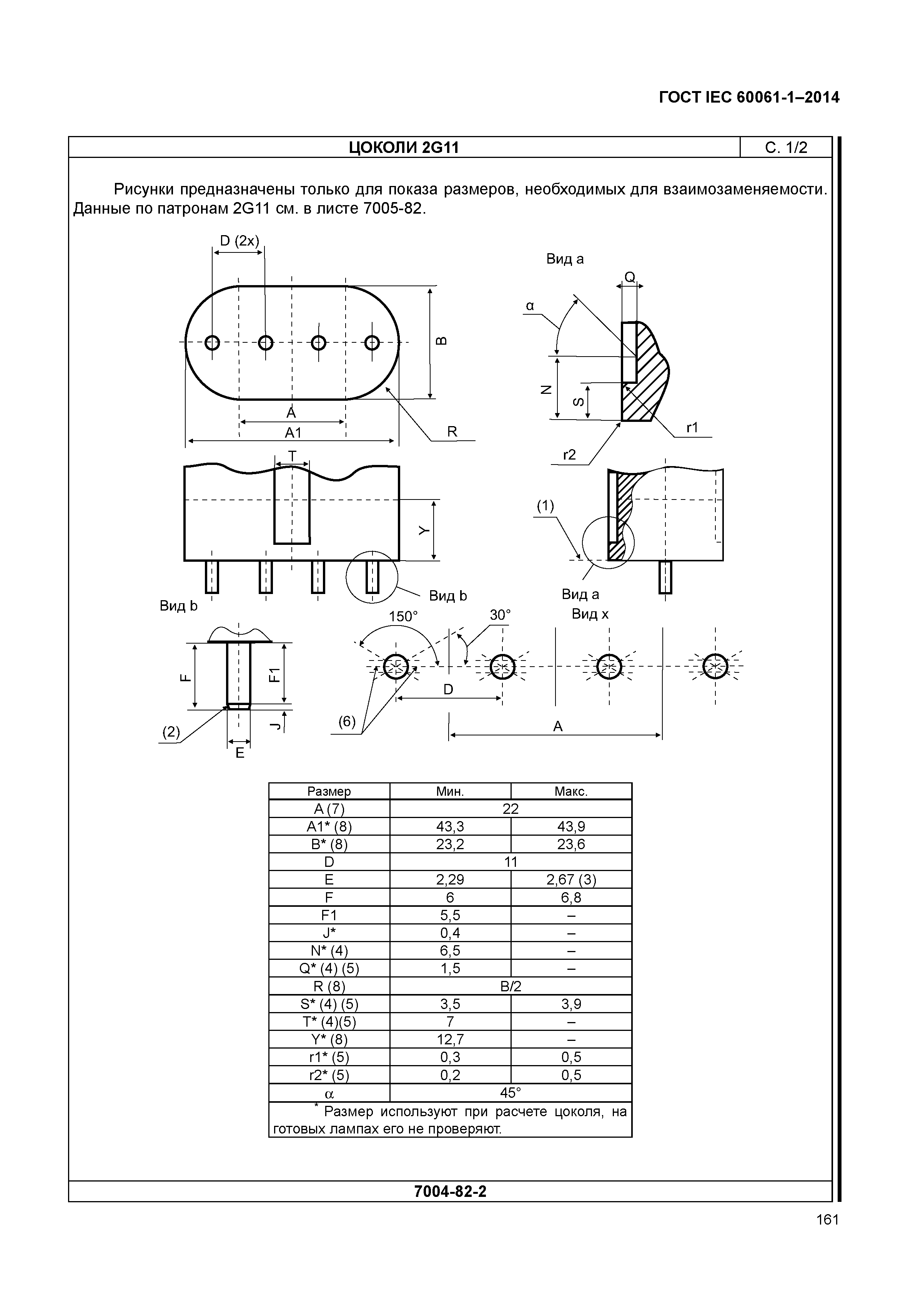 ГОСТ IEC 60061-1-2014