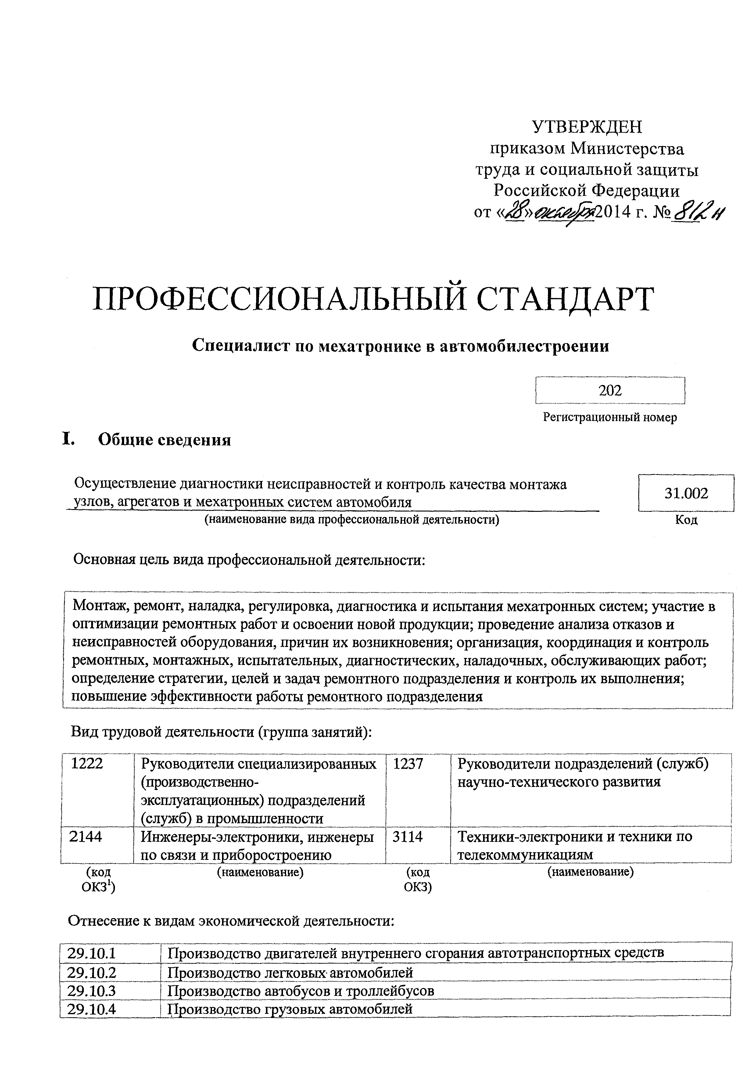 Приказ 812н