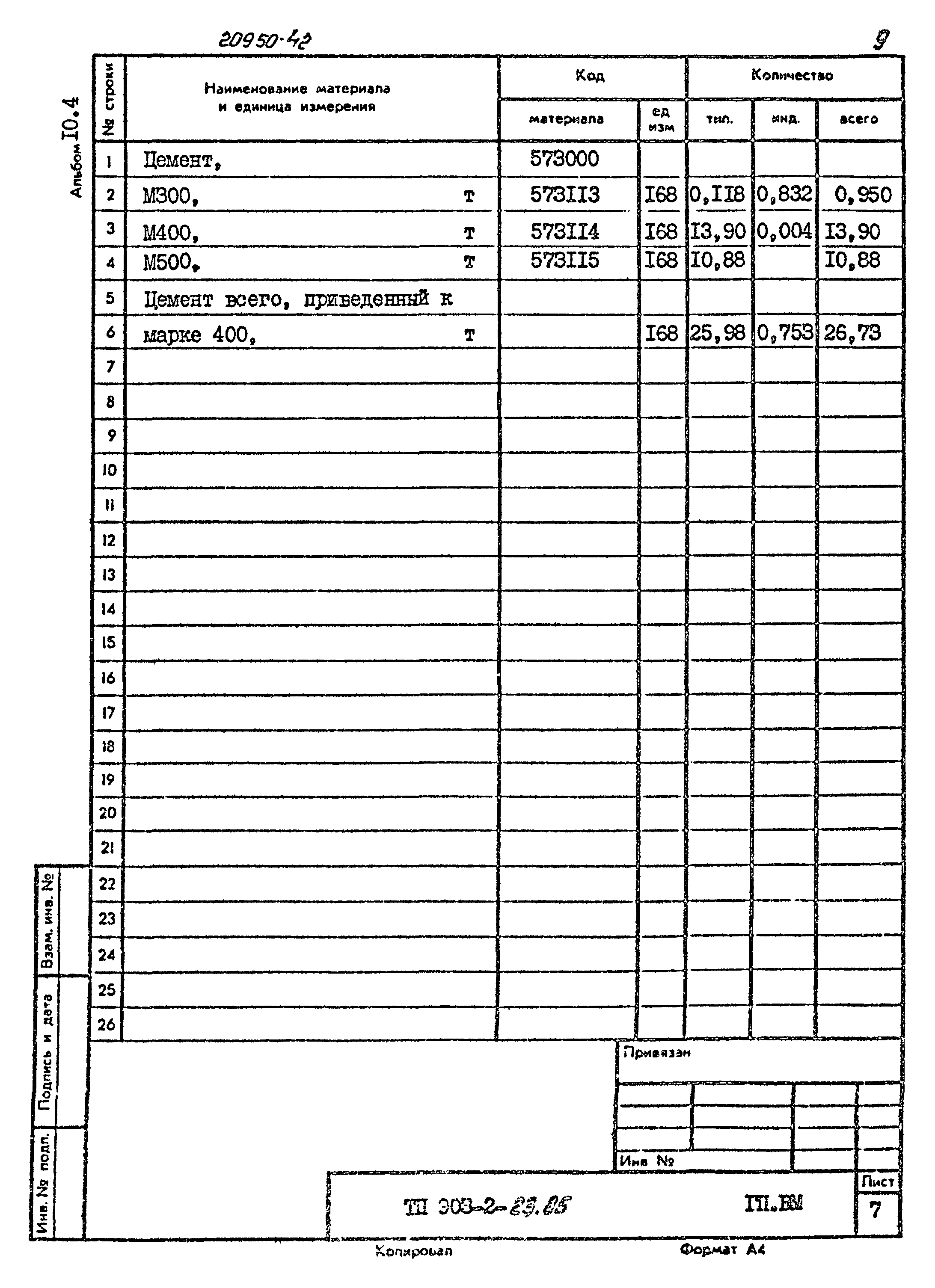 Типовой проект 903-2-23.85