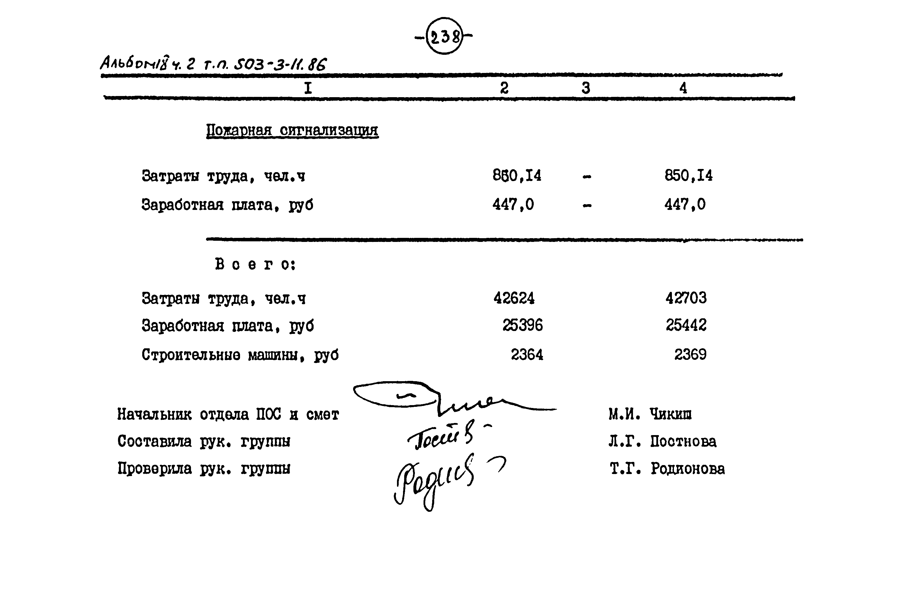 Типовой проект 503-3-11.86