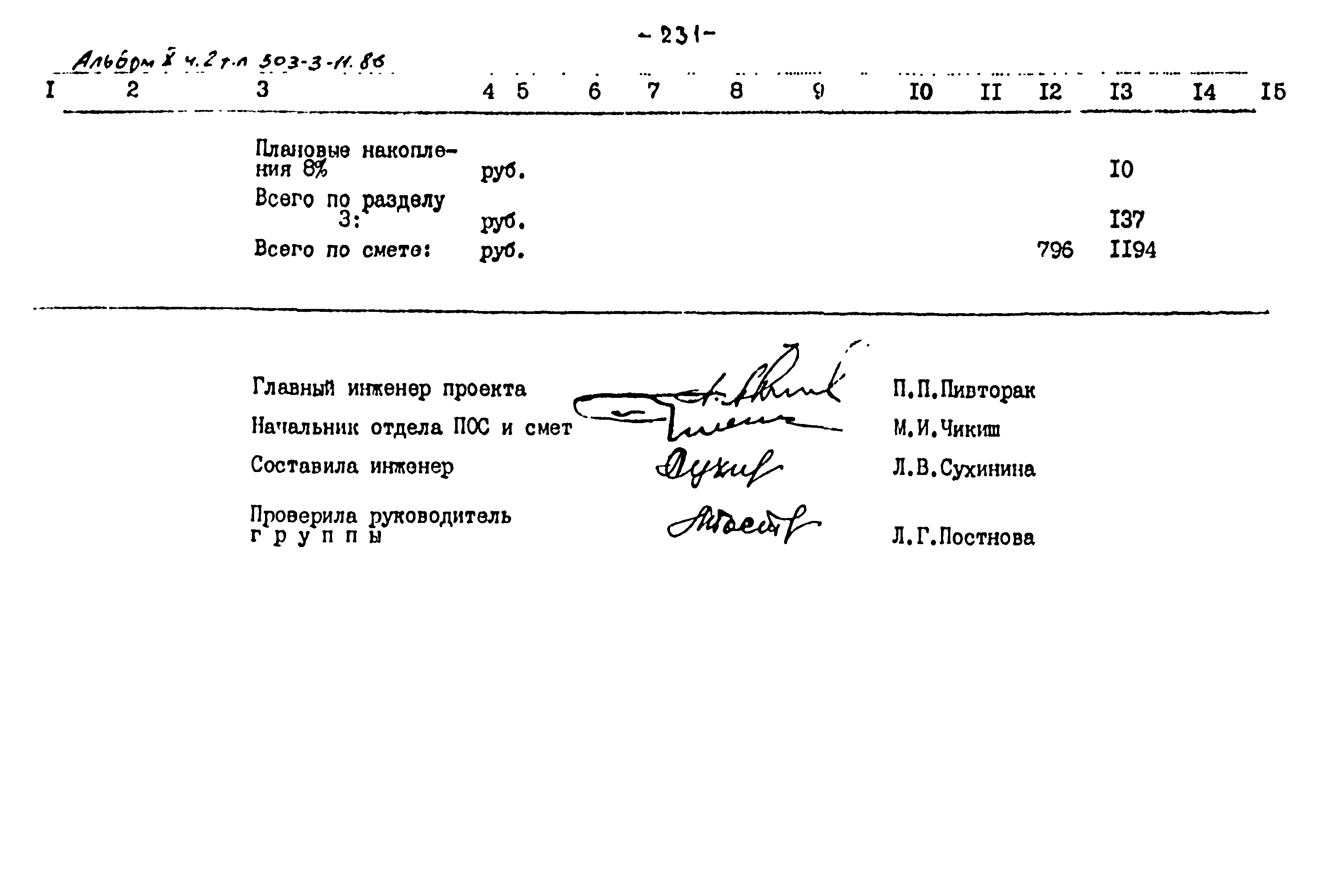 Типовой проект 503-3-11.86