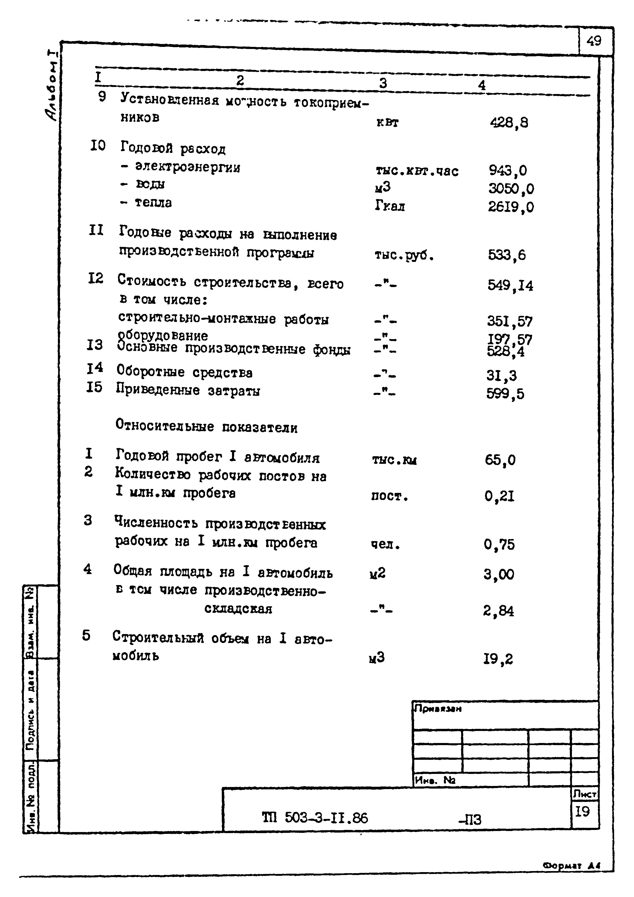 Типовой проект 503-3-11.86