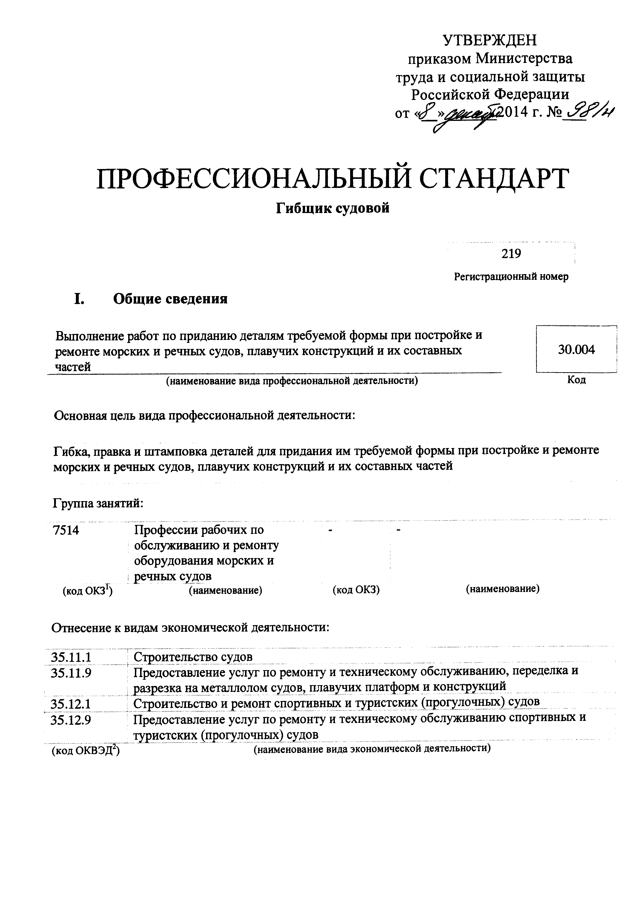 Приказ 981н