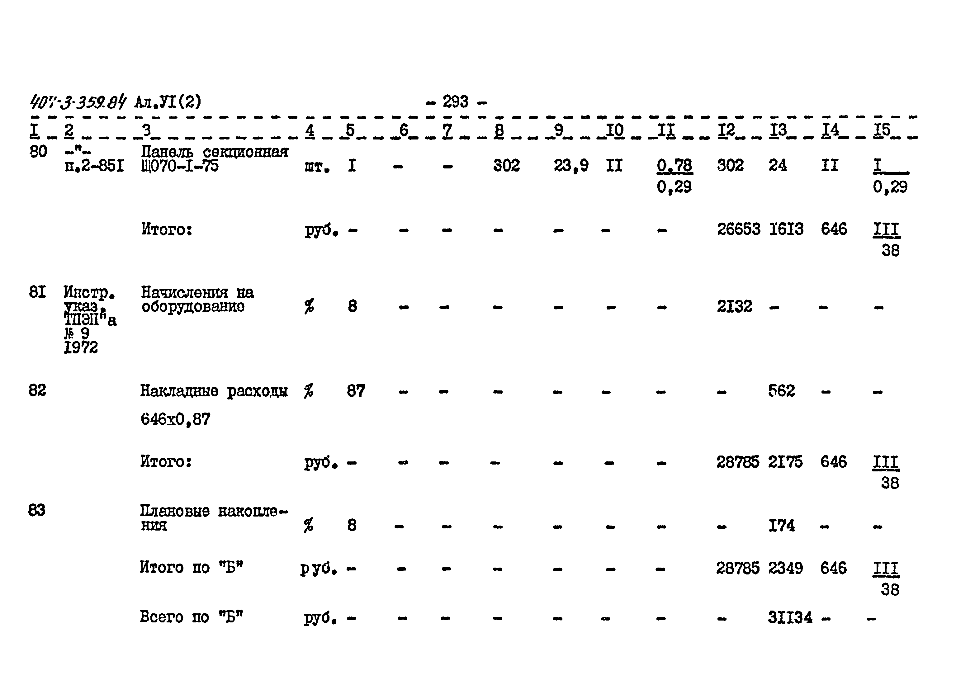 Типовой проект 407-3-359.84