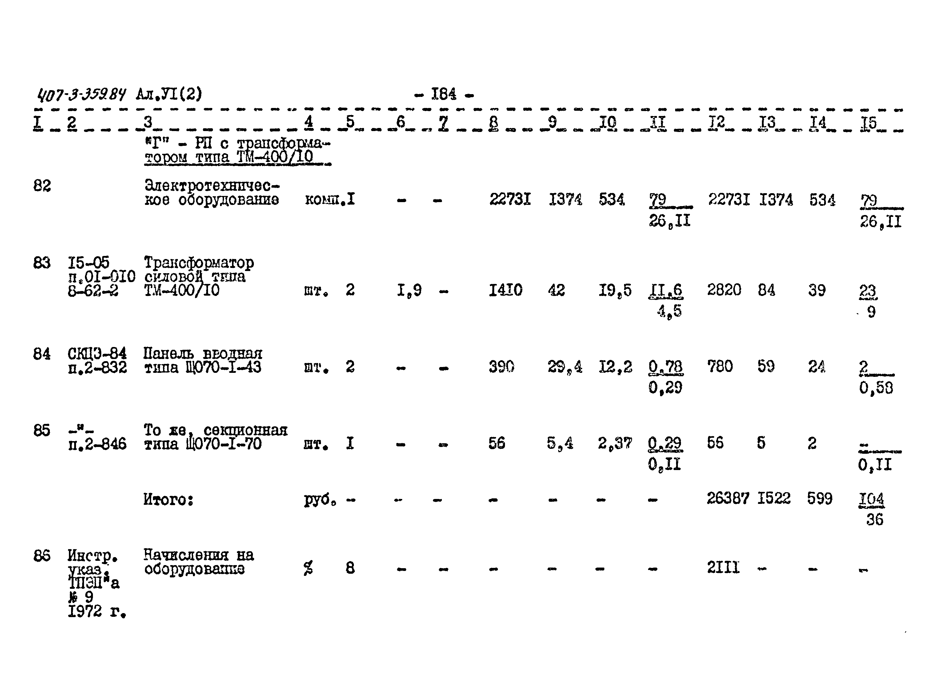 Типовой проект 407-3-359.84