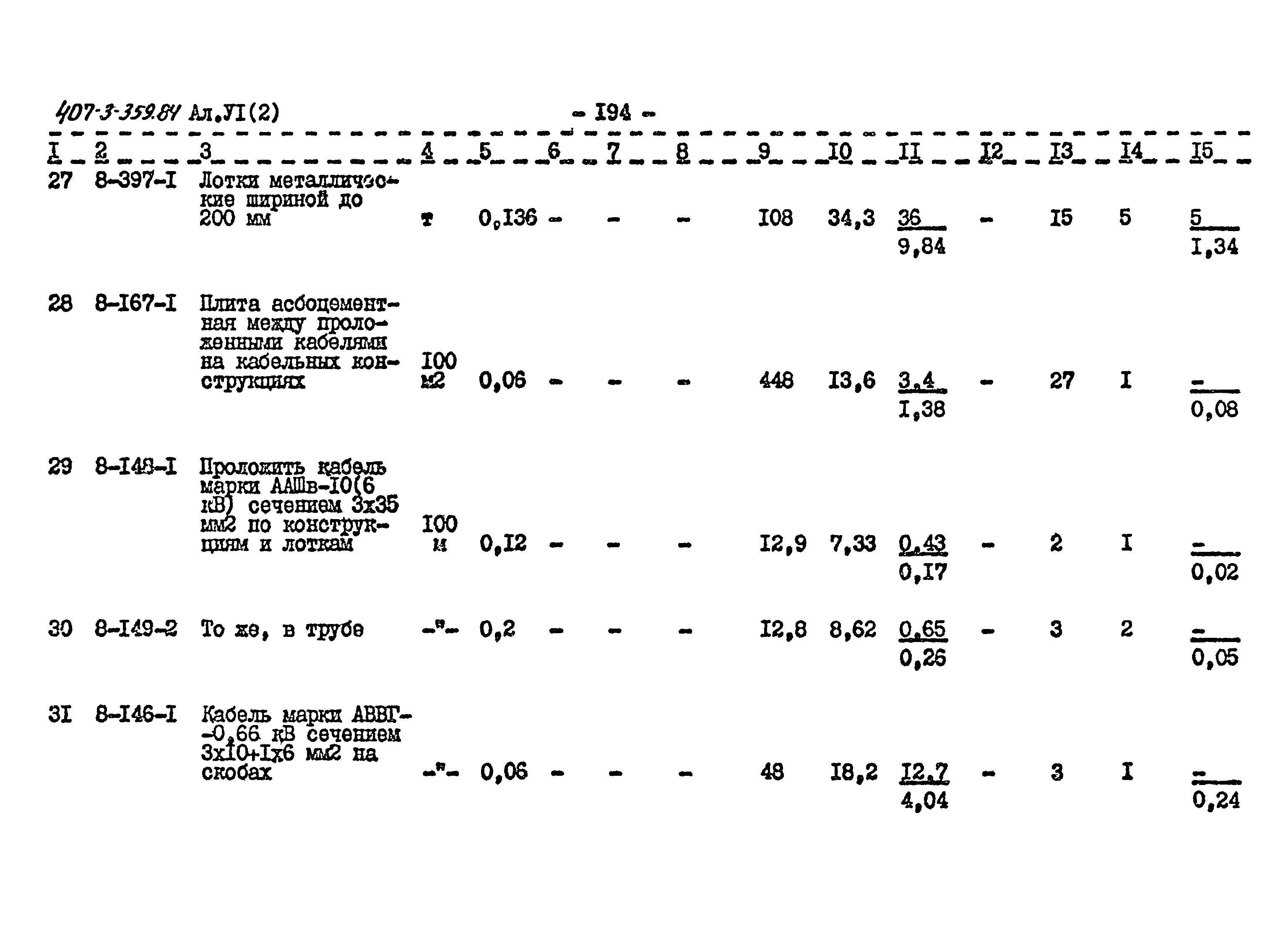 Типовой проект 407-3-359.84