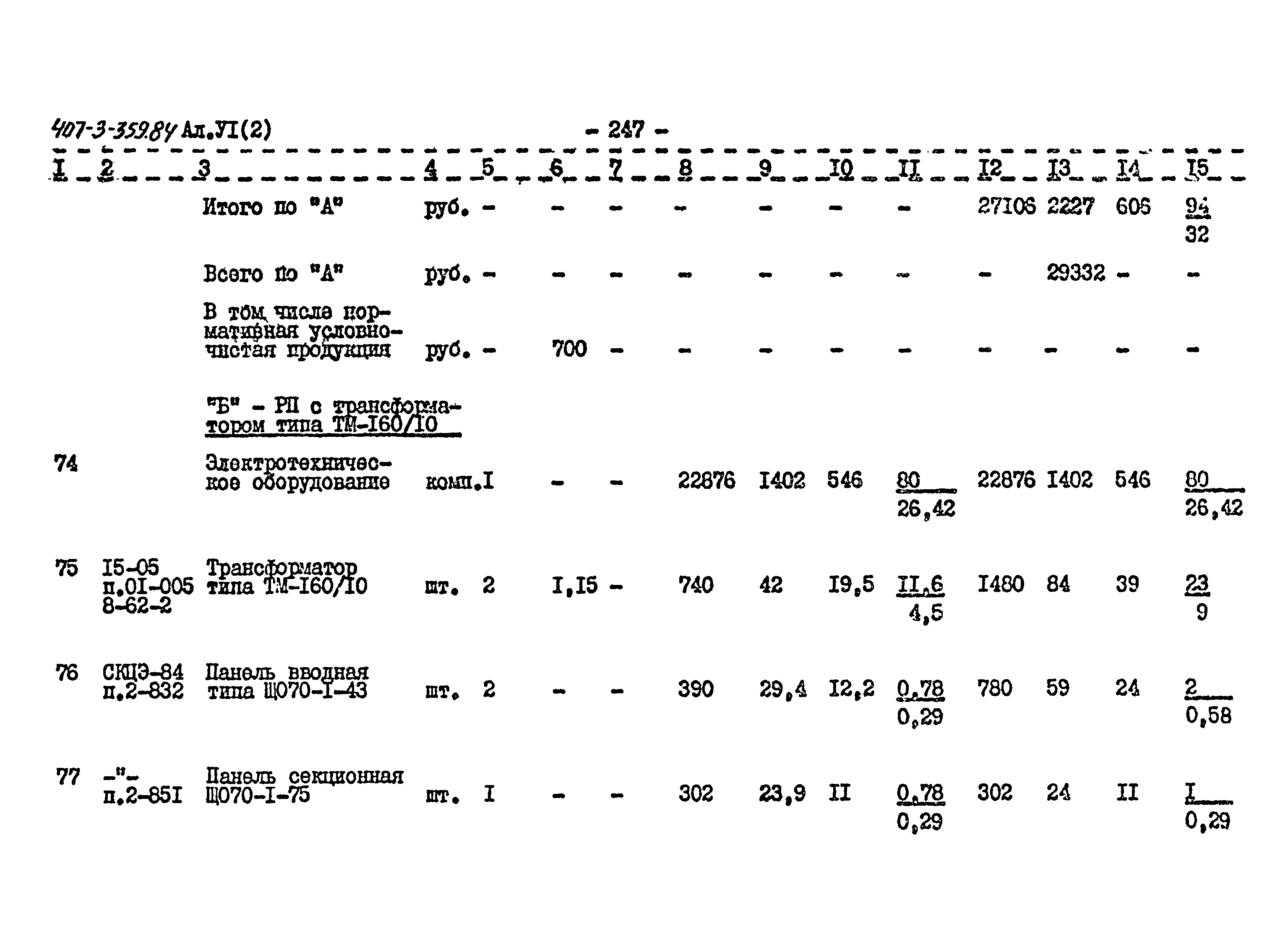 Типовой проект 407-3-359.84