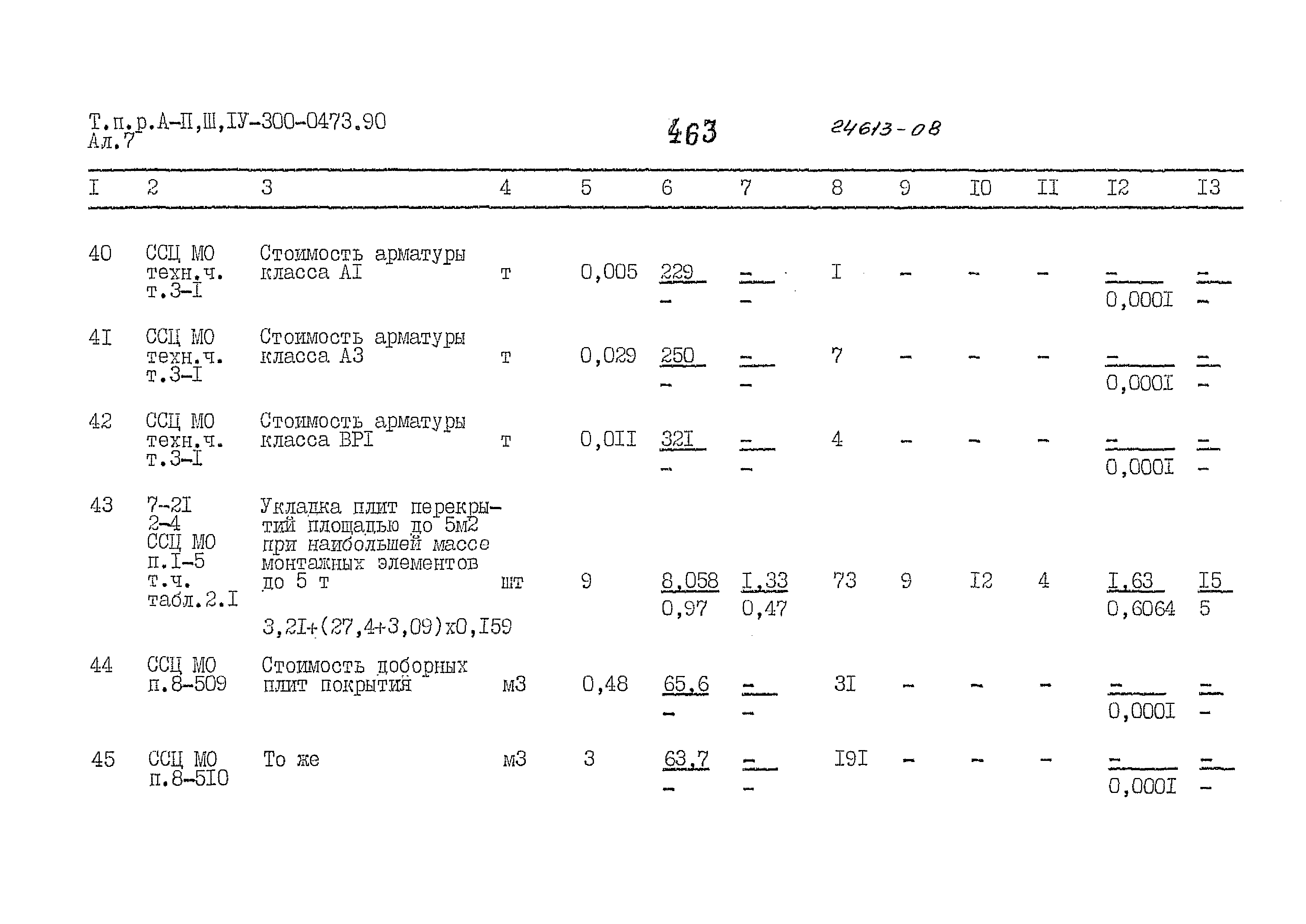 Типовые проектные решения А-II,III,IV-300-0473.90