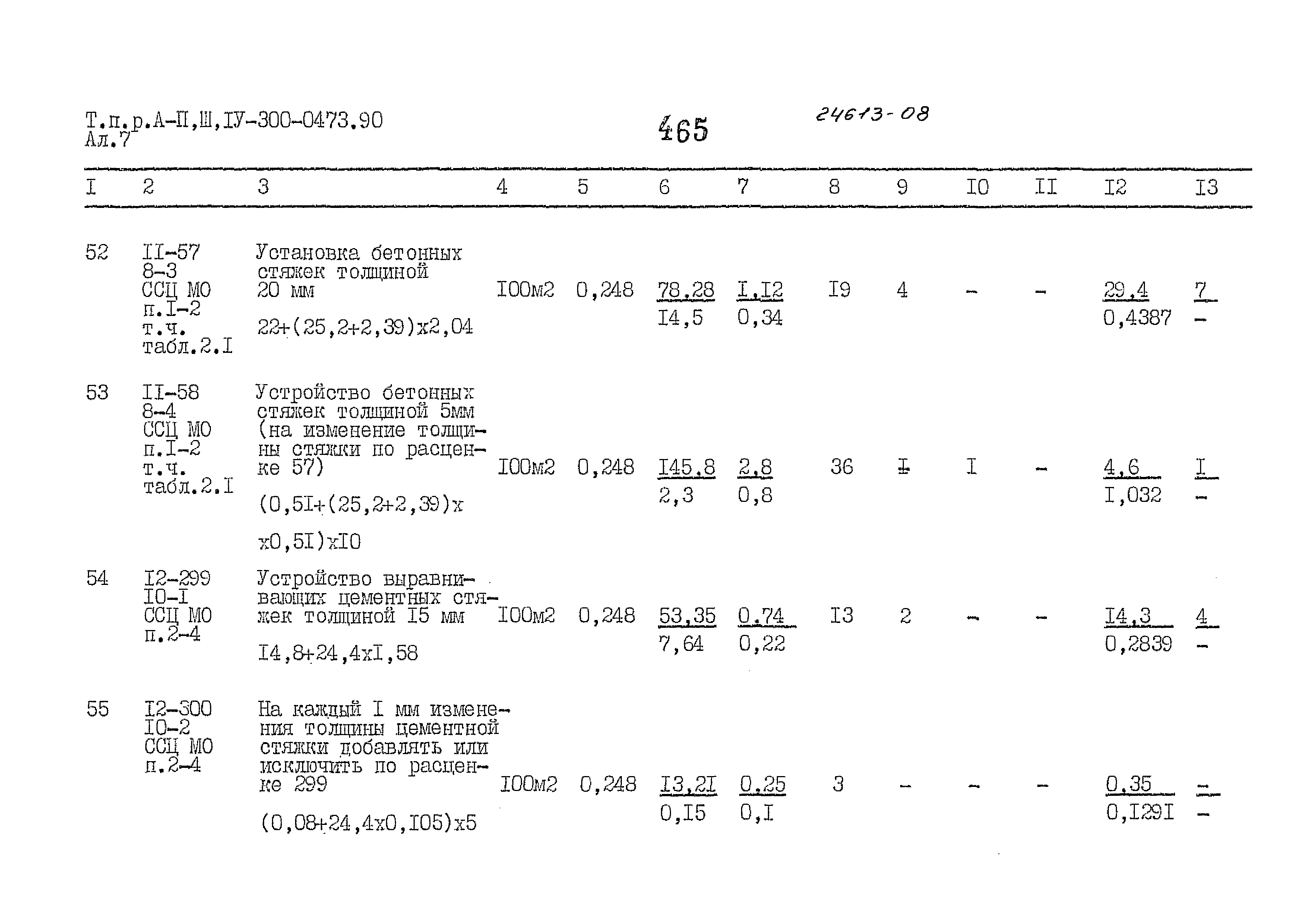 Типовые проектные решения А-II,III,IV-300-0473.90