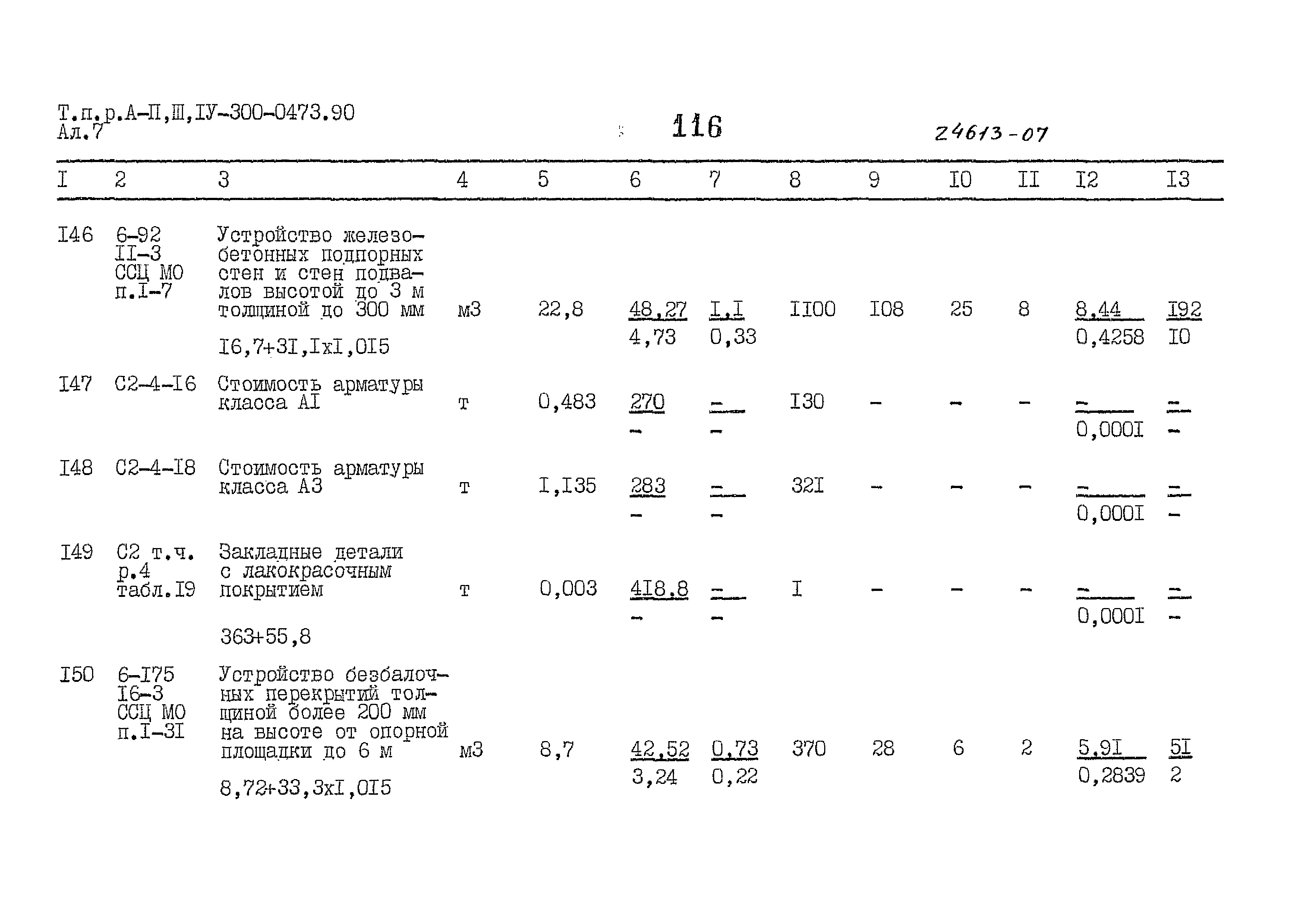 Типовые проектные решения А-II,III,IV-300-0473.90