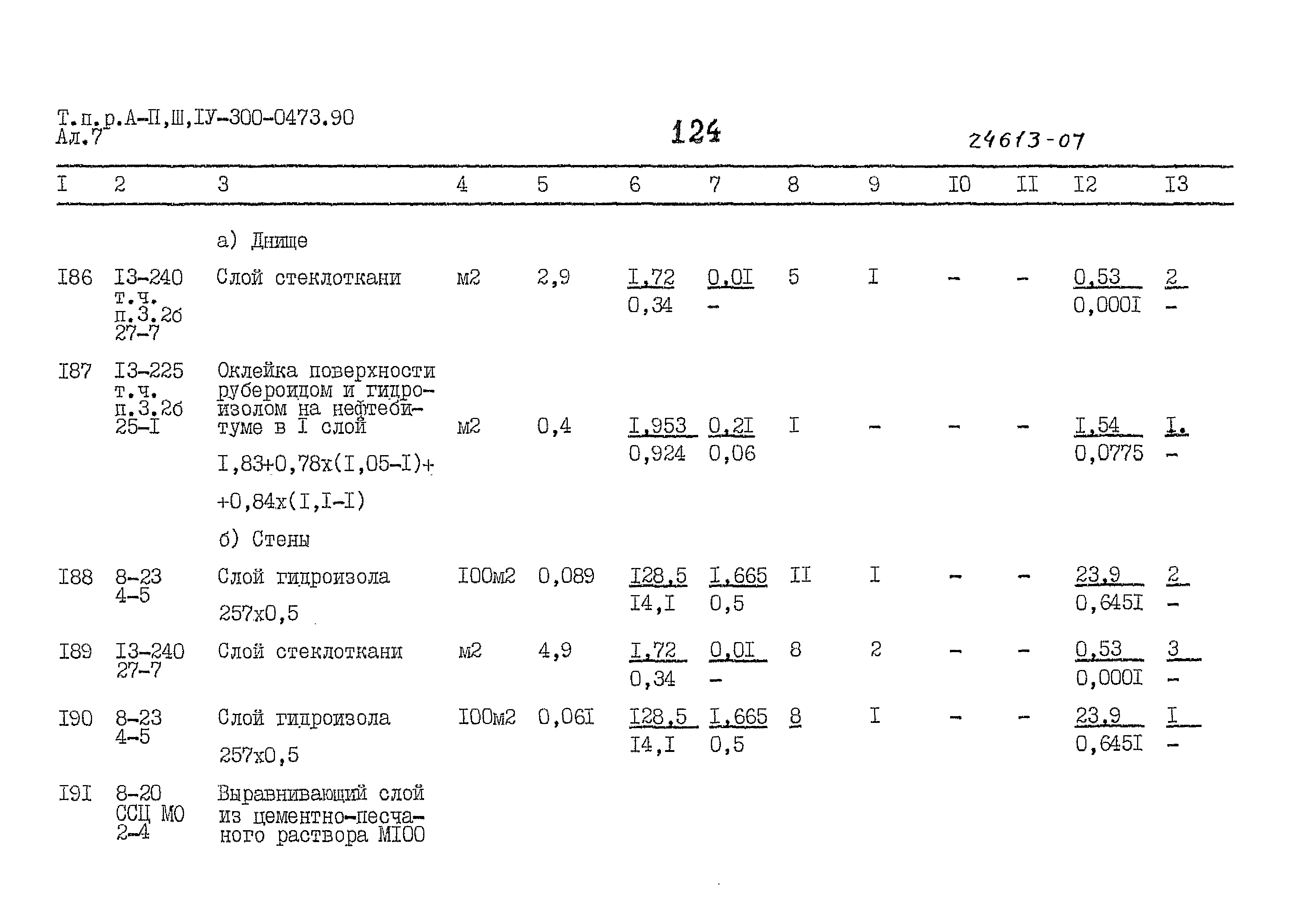 Типовые проектные решения А-II,III,IV-300-0473.90