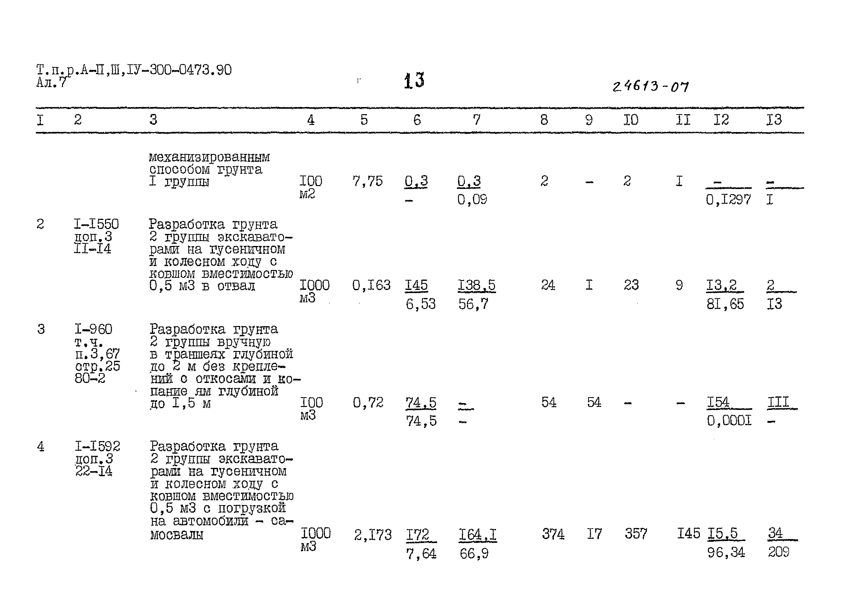 Типовые проектные решения А-II,III,IV-300-0473.90