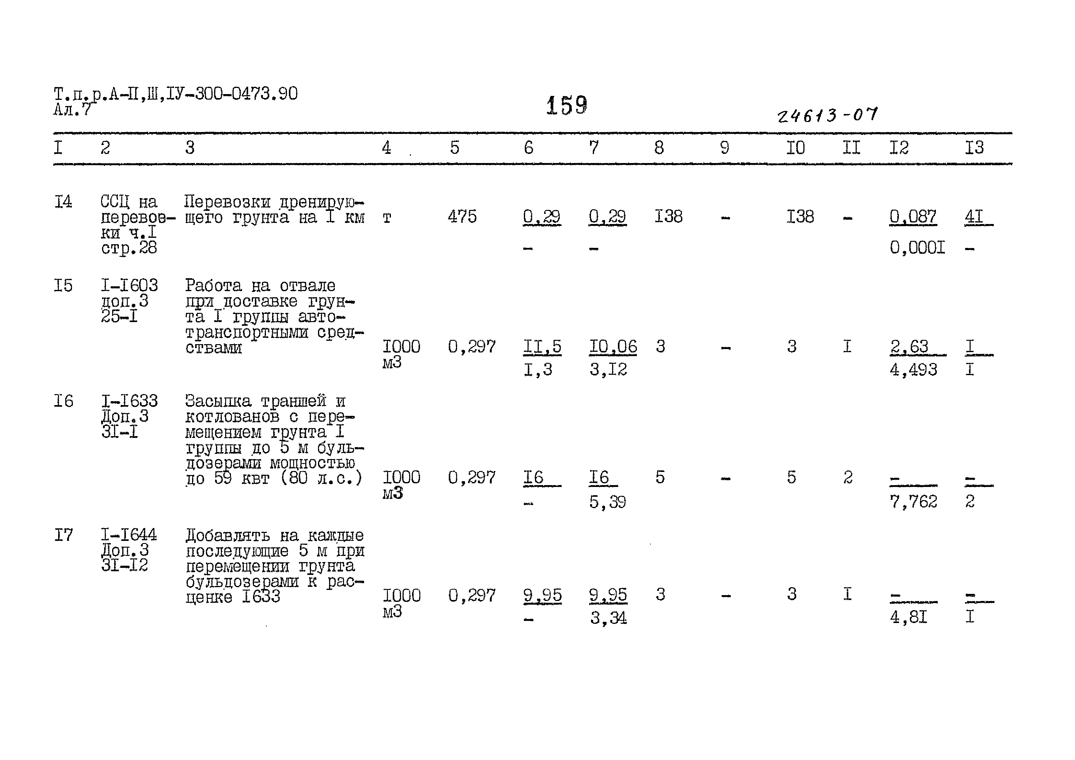 Типовые проектные решения А-II,III,IV-300-0473.90