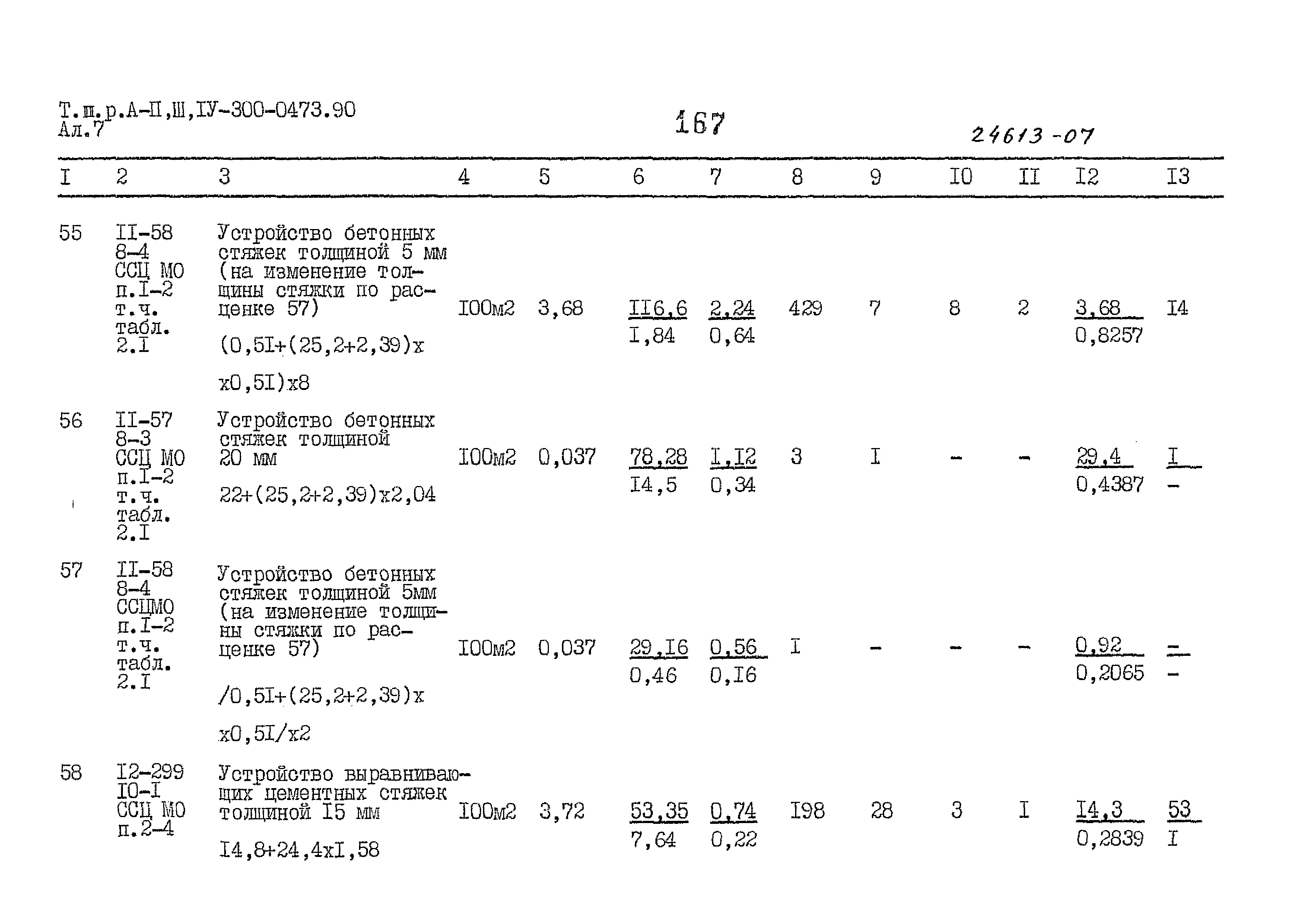 Типовые проектные решения А-II,III,IV-300-0473.90