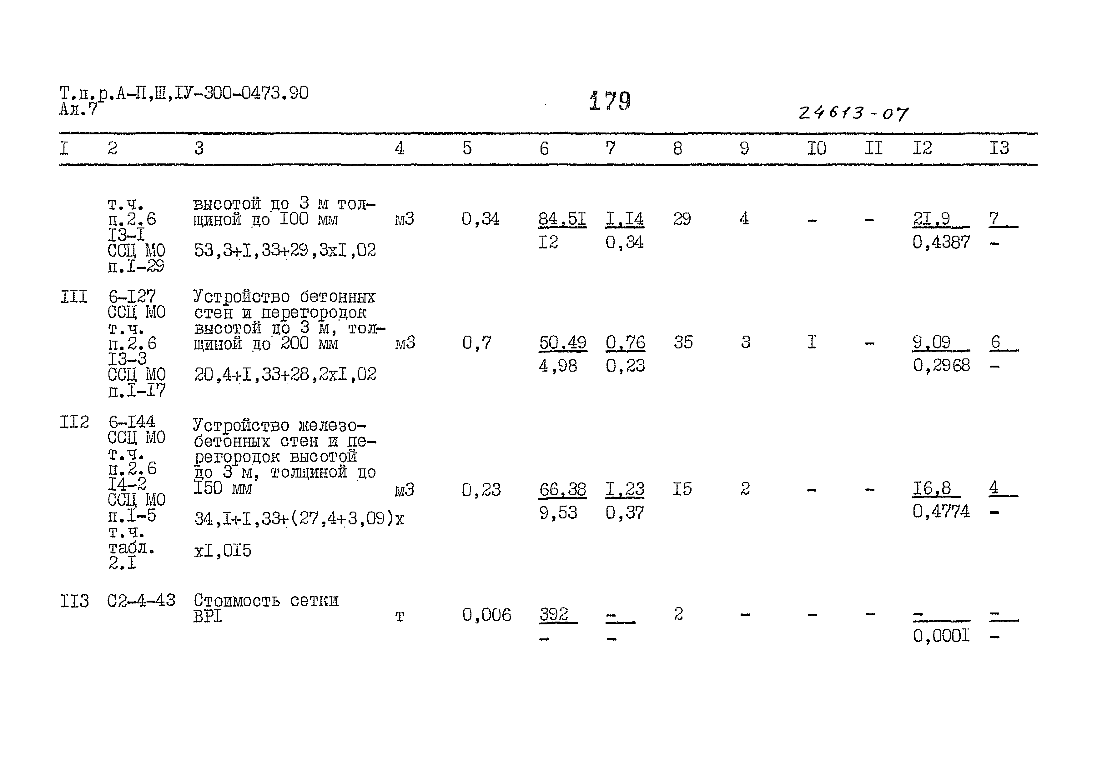 Типовые проектные решения А-II,III,IV-300-0473.90