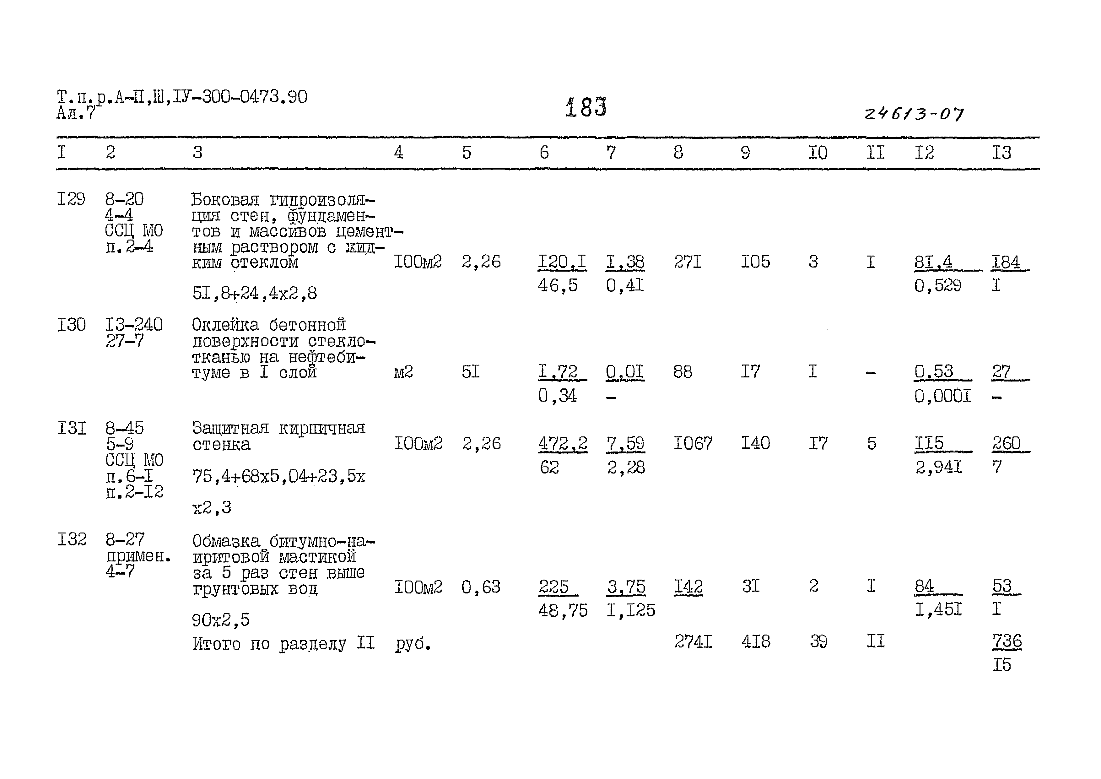 Типовые проектные решения А-II,III,IV-300-0473.90