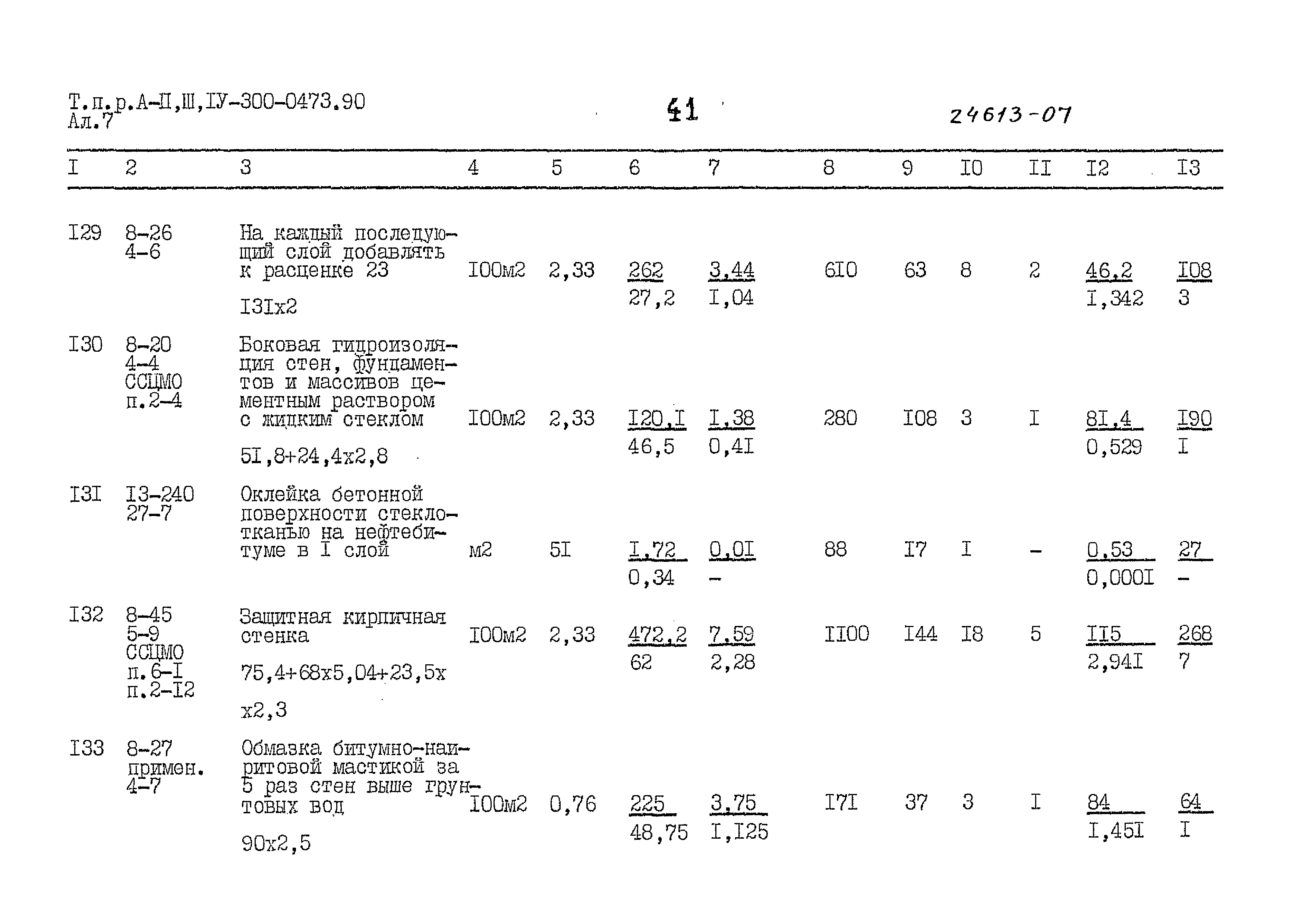 Типовые проектные решения А-II,III,IV-300-0473.90