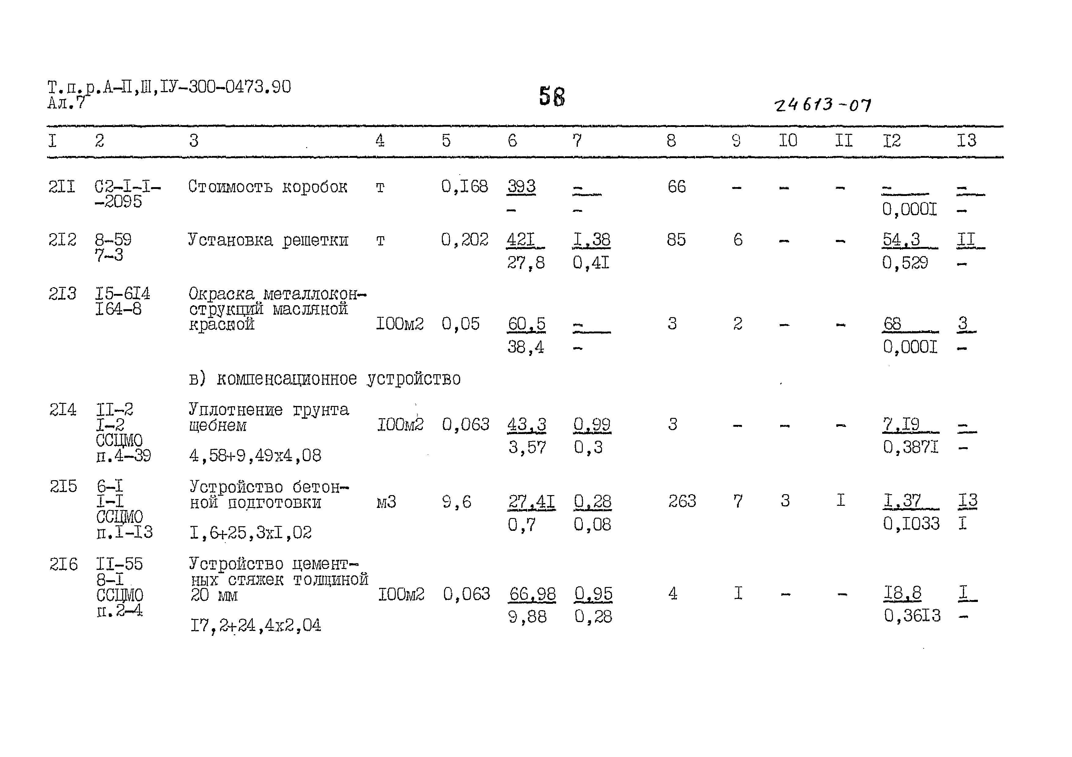 Типовые проектные решения А-II,III,IV-300-0473.90