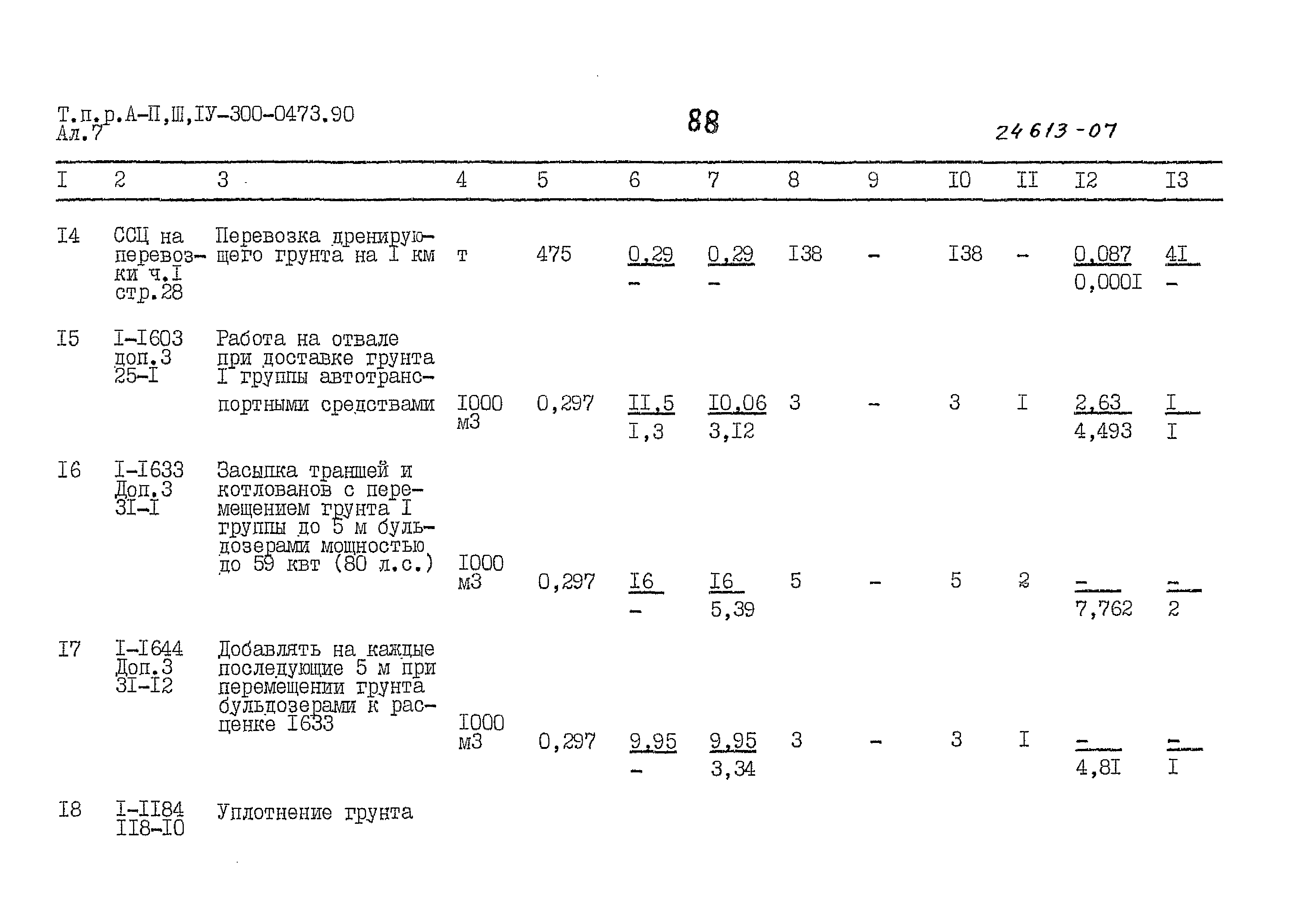 Типовые проектные решения А-II,III,IV-300-0473.90