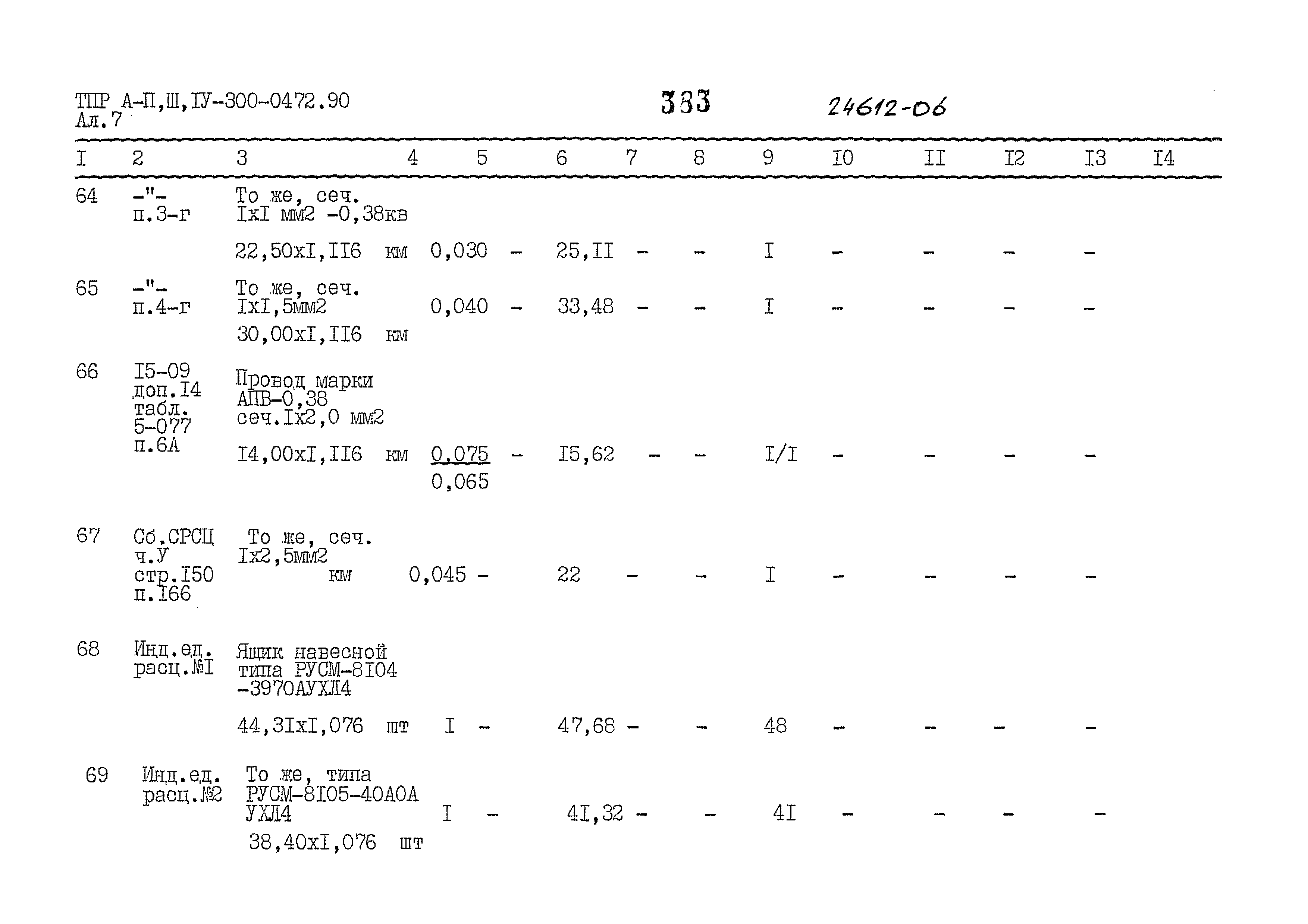 Типовые проектные решения А-II,III,IV-300-0472.90