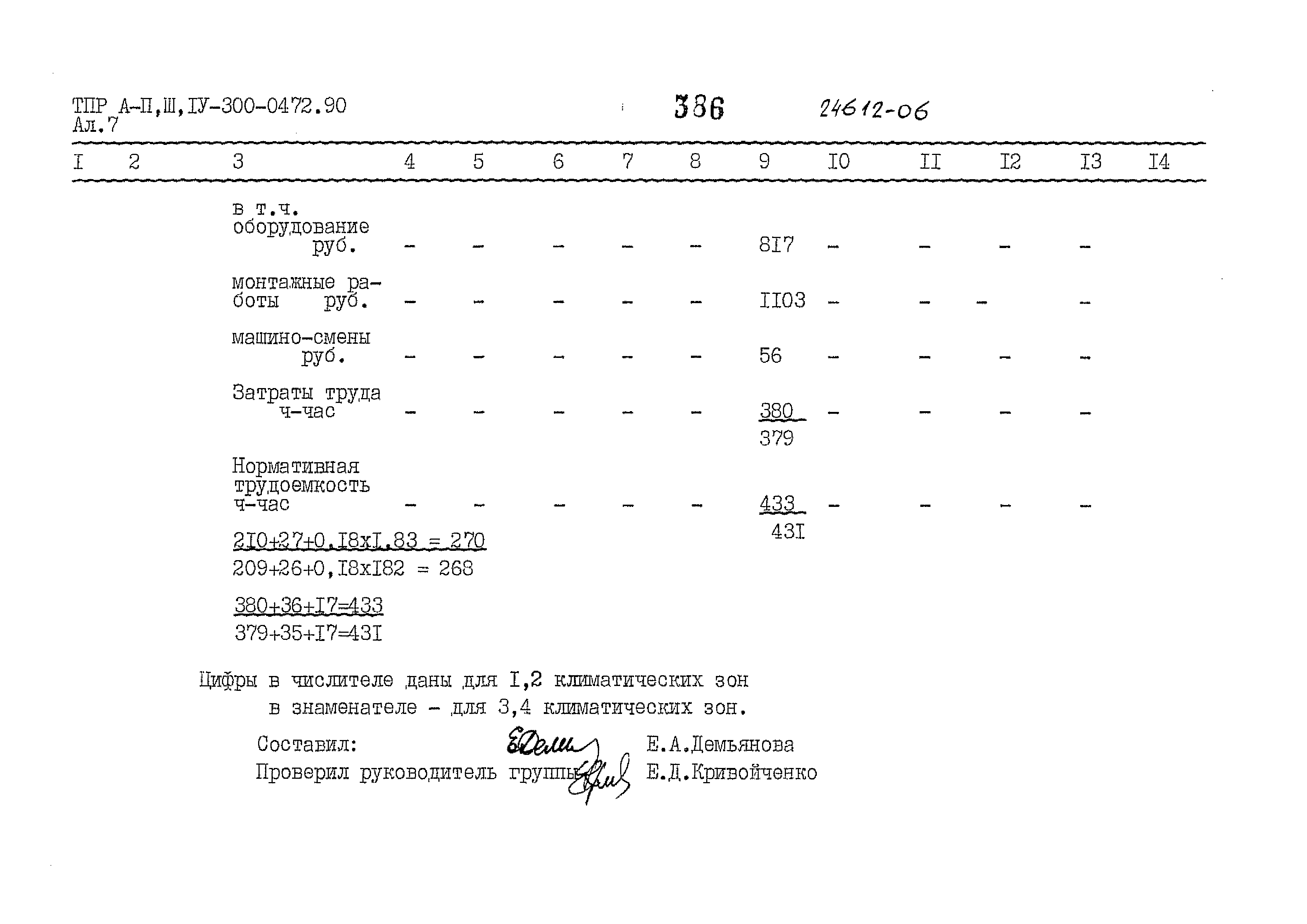 Типовые проектные решения А-II,III,IV-300-0472.90