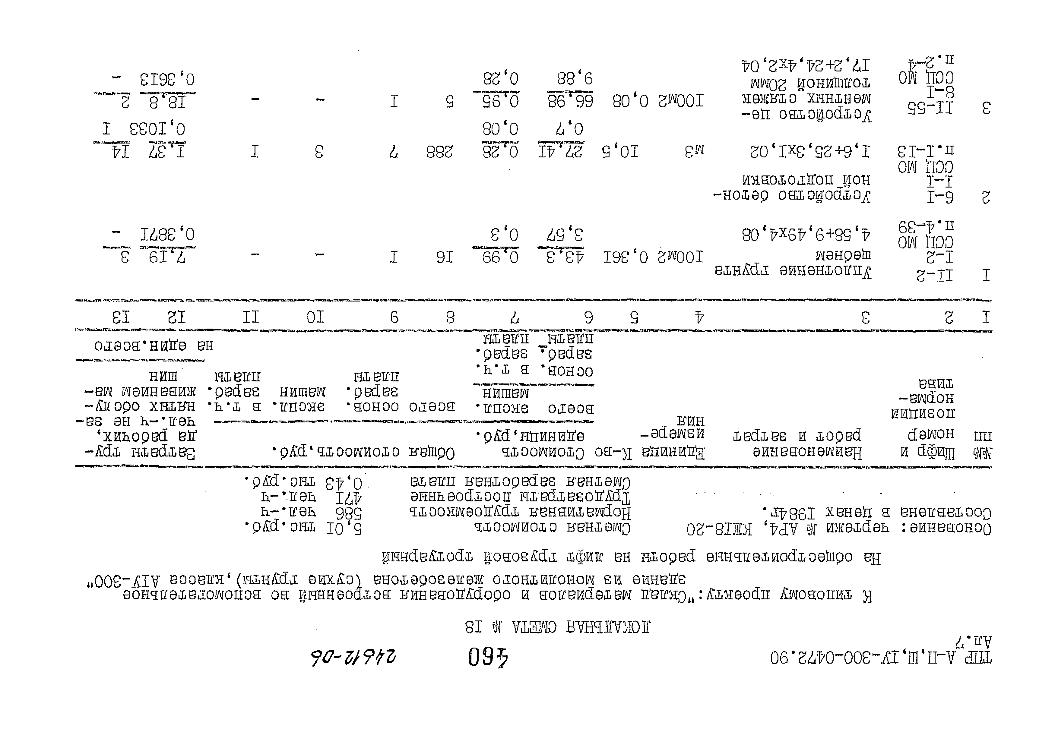 Типовые проектные решения А-II,III,IV-300-0472.90