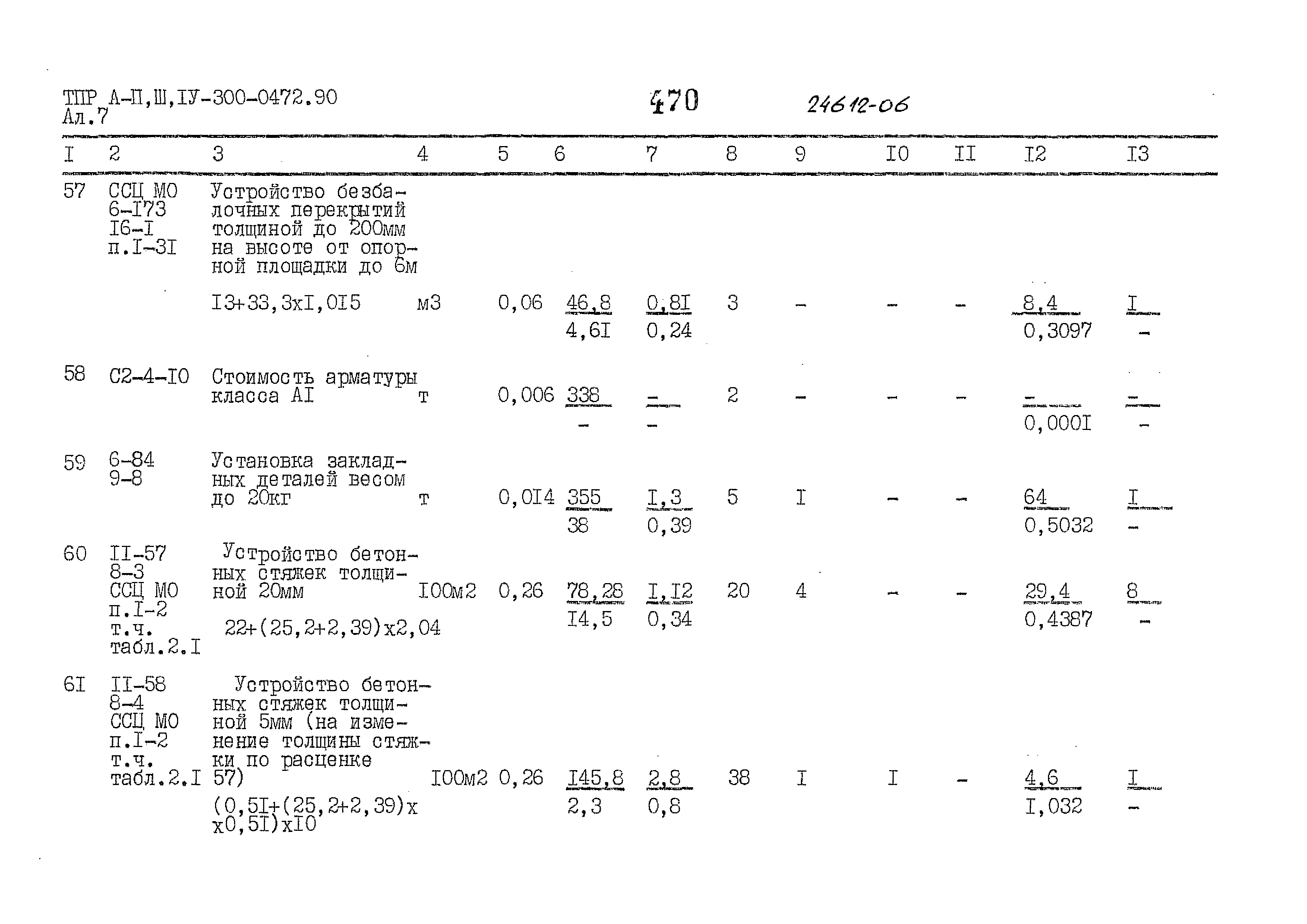 Типовые проектные решения А-II,III,IV-300-0472.90