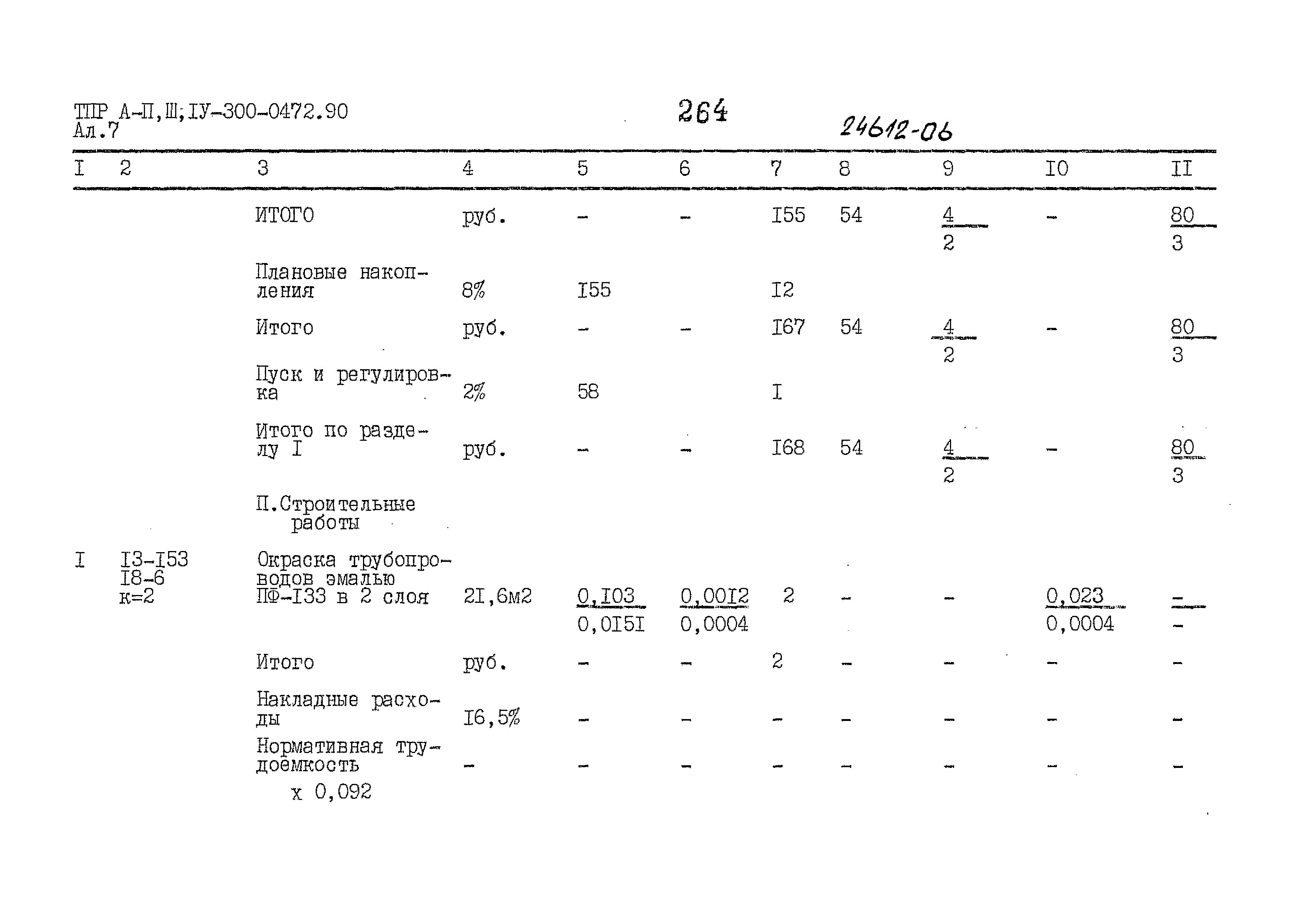 Типовые проектные решения А-II,III,IV-300-0472.90