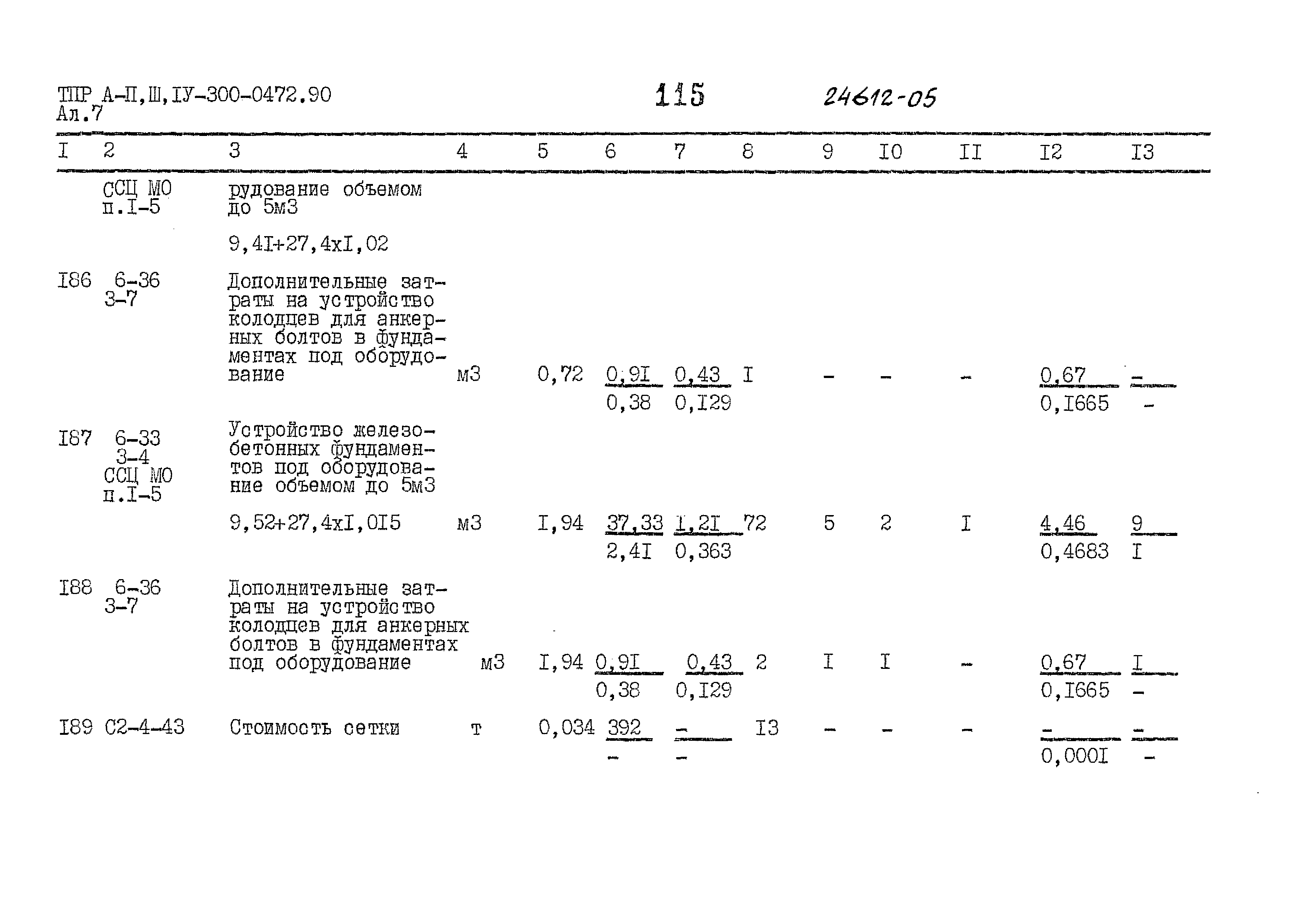 Типовые проектные решения А-II,III,IV-300-0472.90